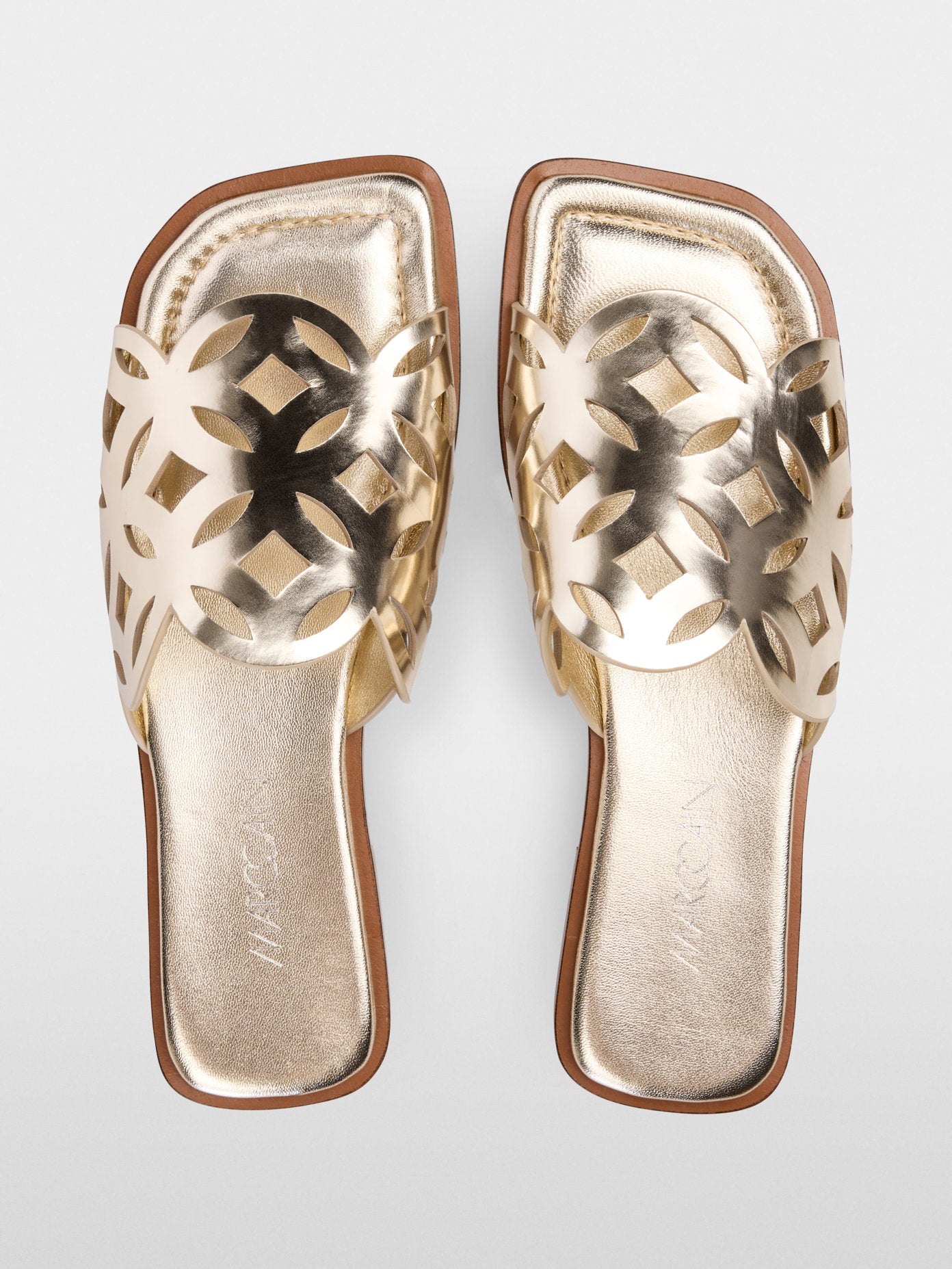 Marc Cain_Flat Mules in Metallic_YC SG.04 Z29_680_04