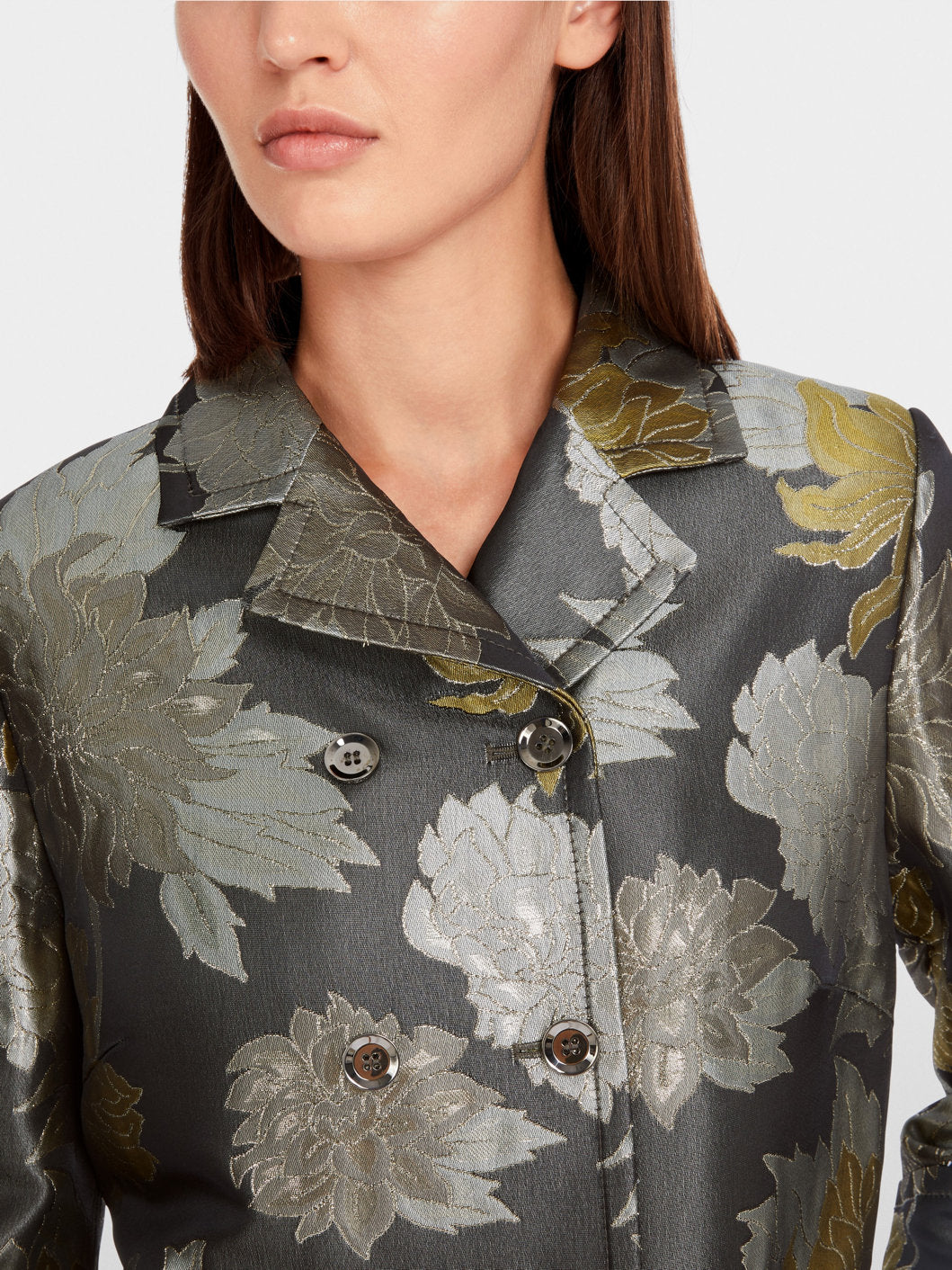Floral Jacquard Coat With Lurex_YC 11.06 W24_581_03