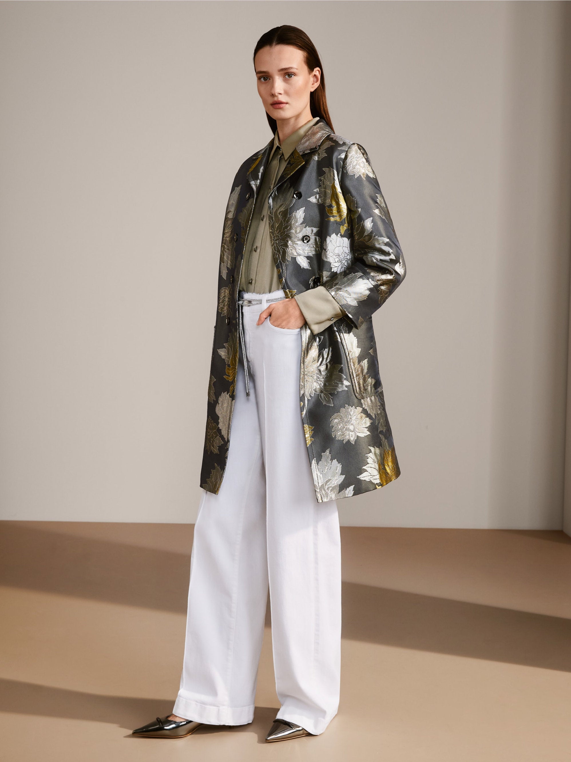 Floral Jacquard Coat With Lurex_YC 11.06 W24_581_10