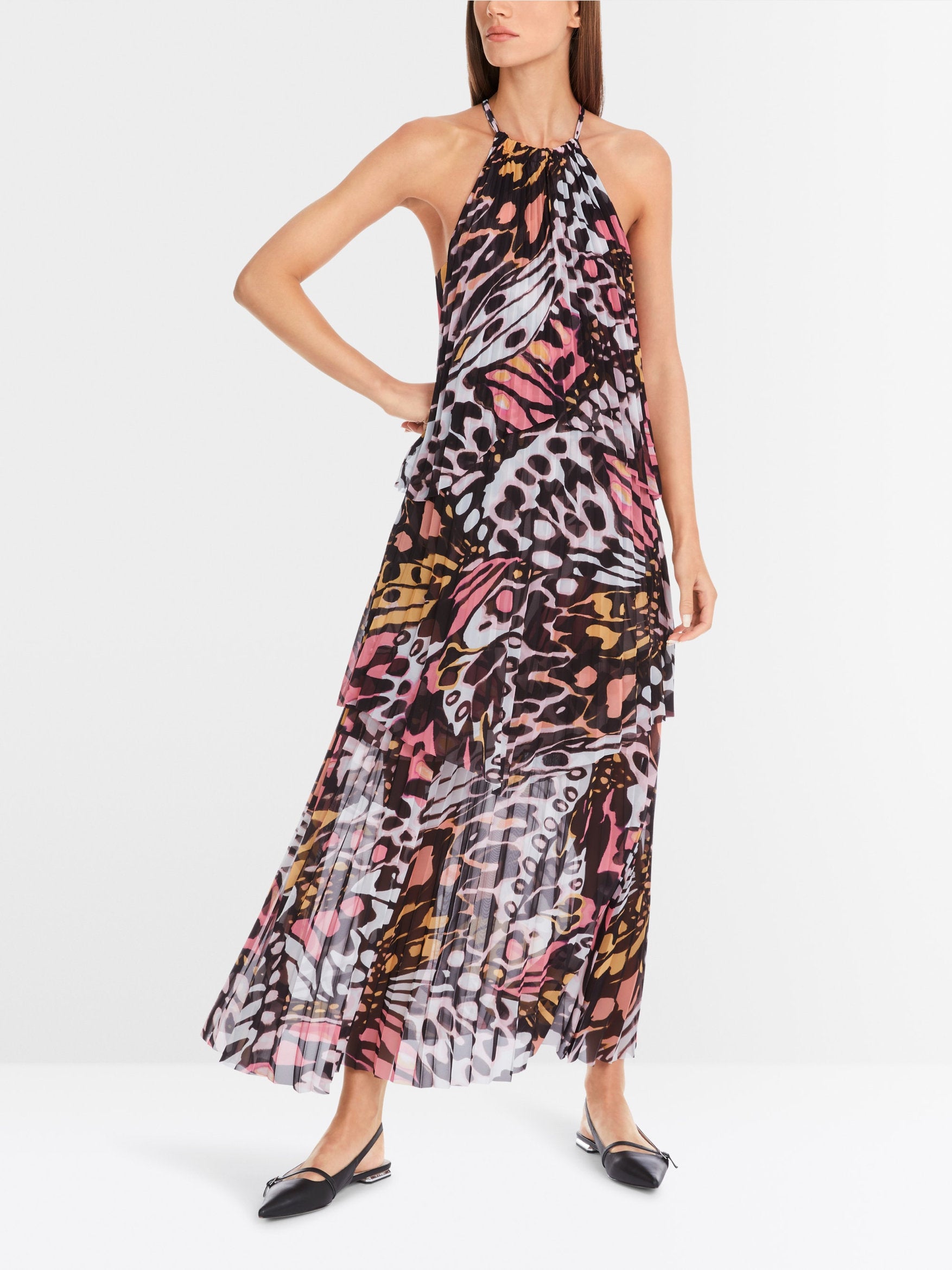 Marc Cain_Maxi Dress in Butterfly Design_YC 21.10 W23_236_01