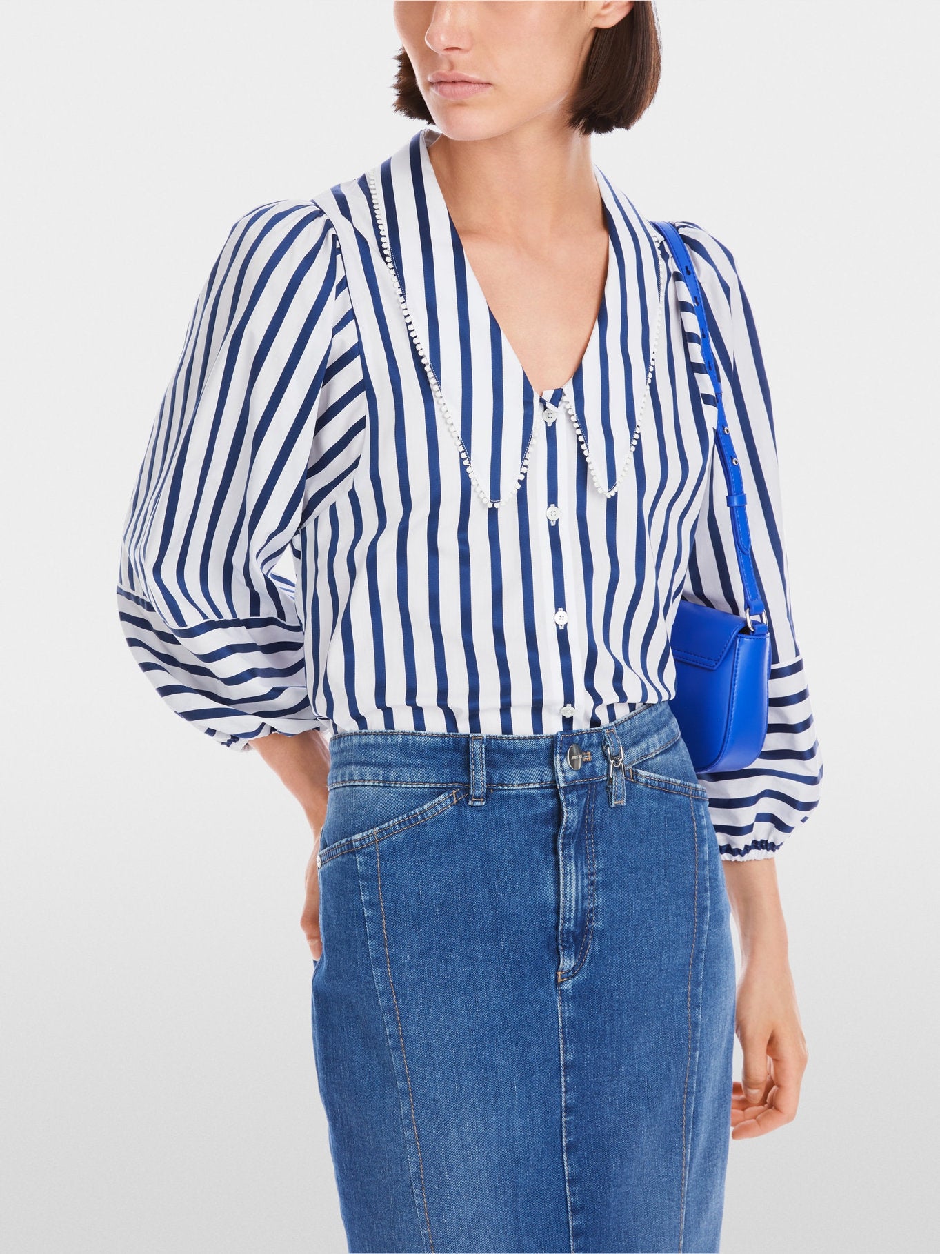 Marc Cain_Blouse with Tasselled Trim_YC 51.44 W96_366_01