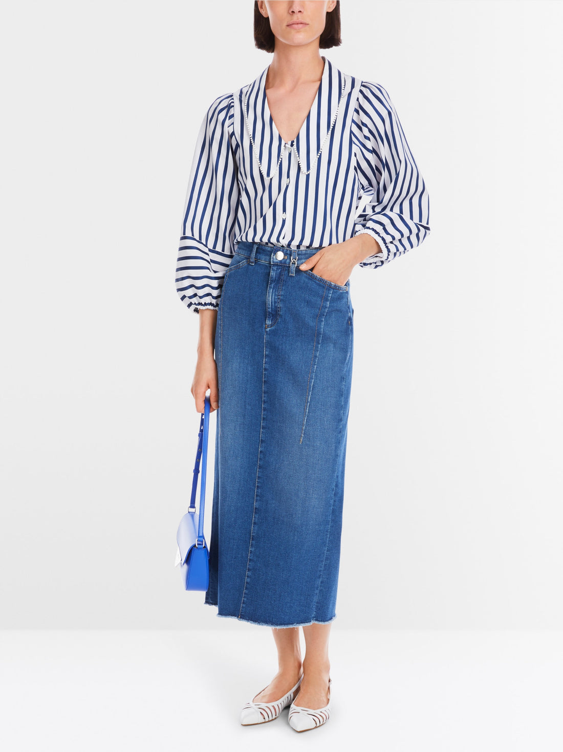 Marc Cain_Blouse with Tasselled Trim_YC 51.44 W96_366_02