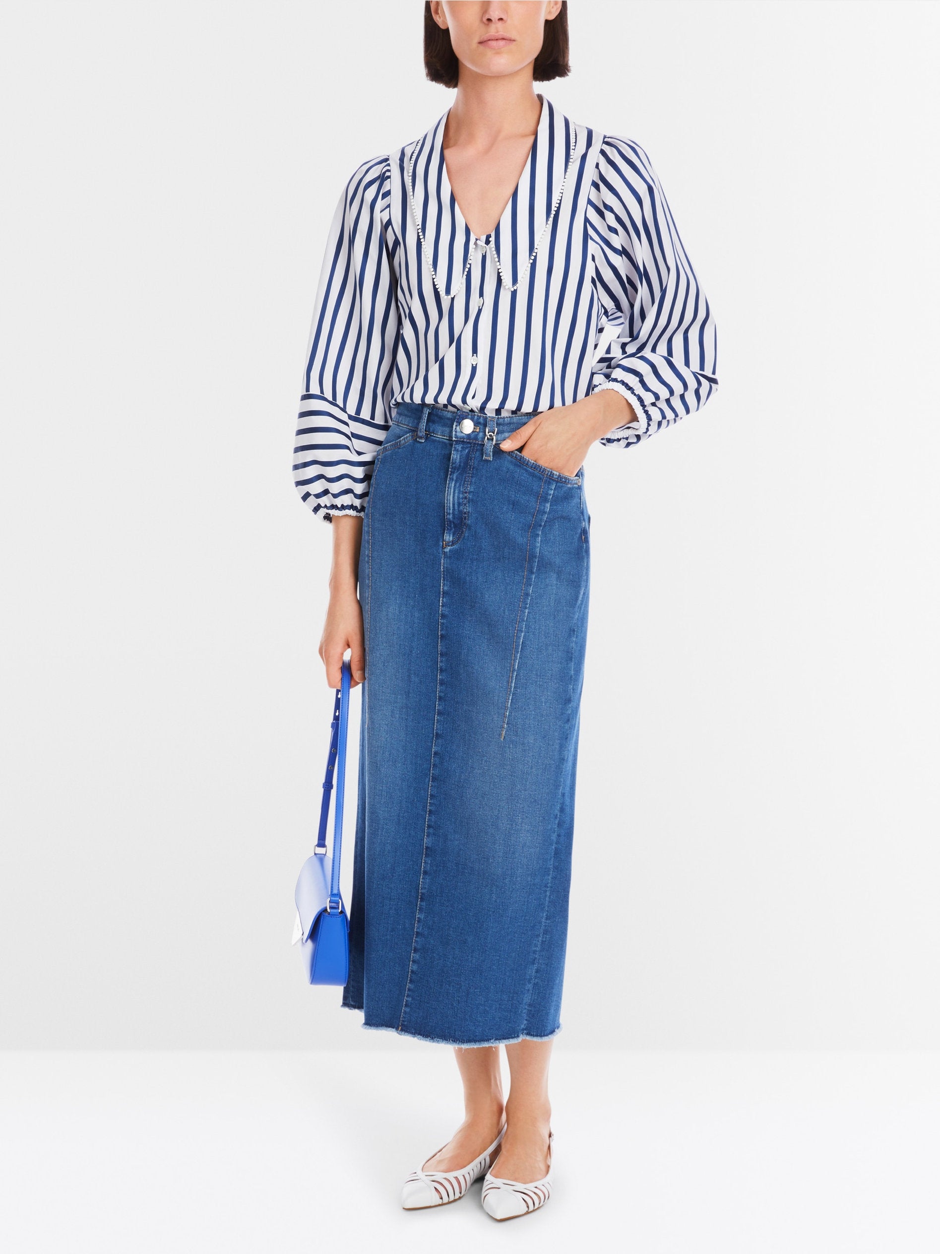 Marc Cain_Blouse with Tasselled Trim_YC 51.44 W96_366_02