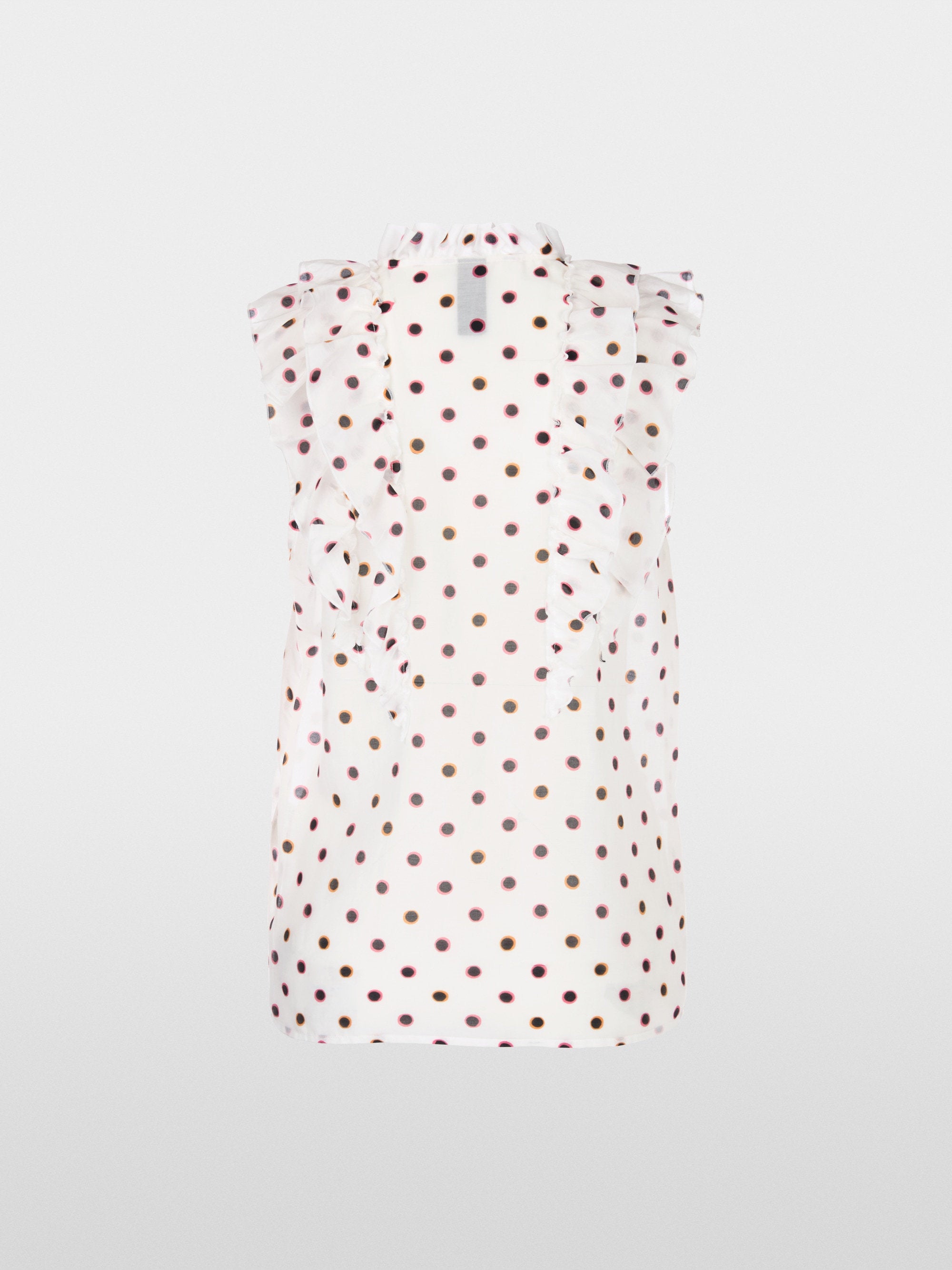 Marc Cain_Ruffled Blouse with Polka Dots_YC 61.02 W29_110_08