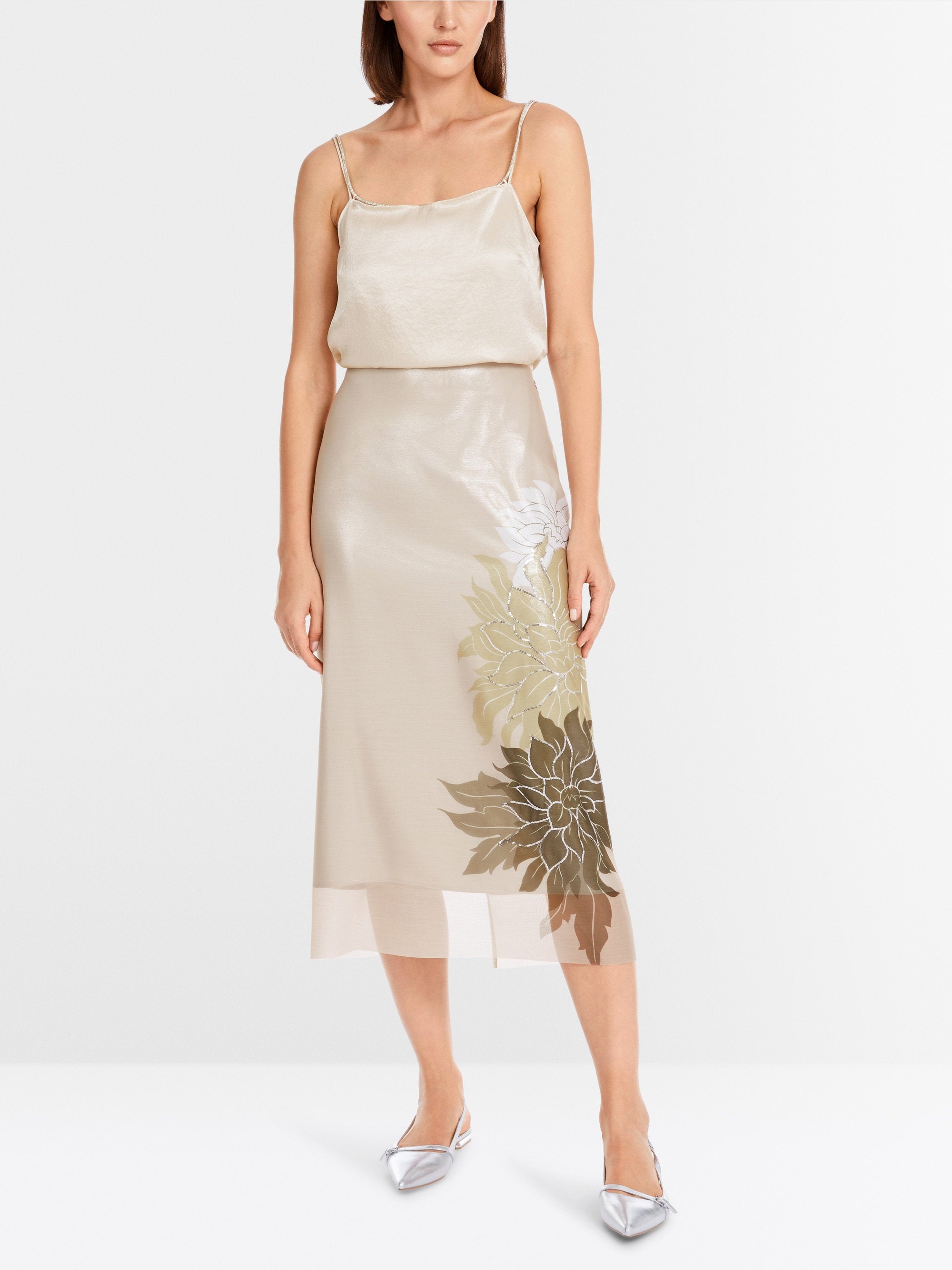 Pencil Skirt With Floral Pattern_YC 71.10 W18_127_05