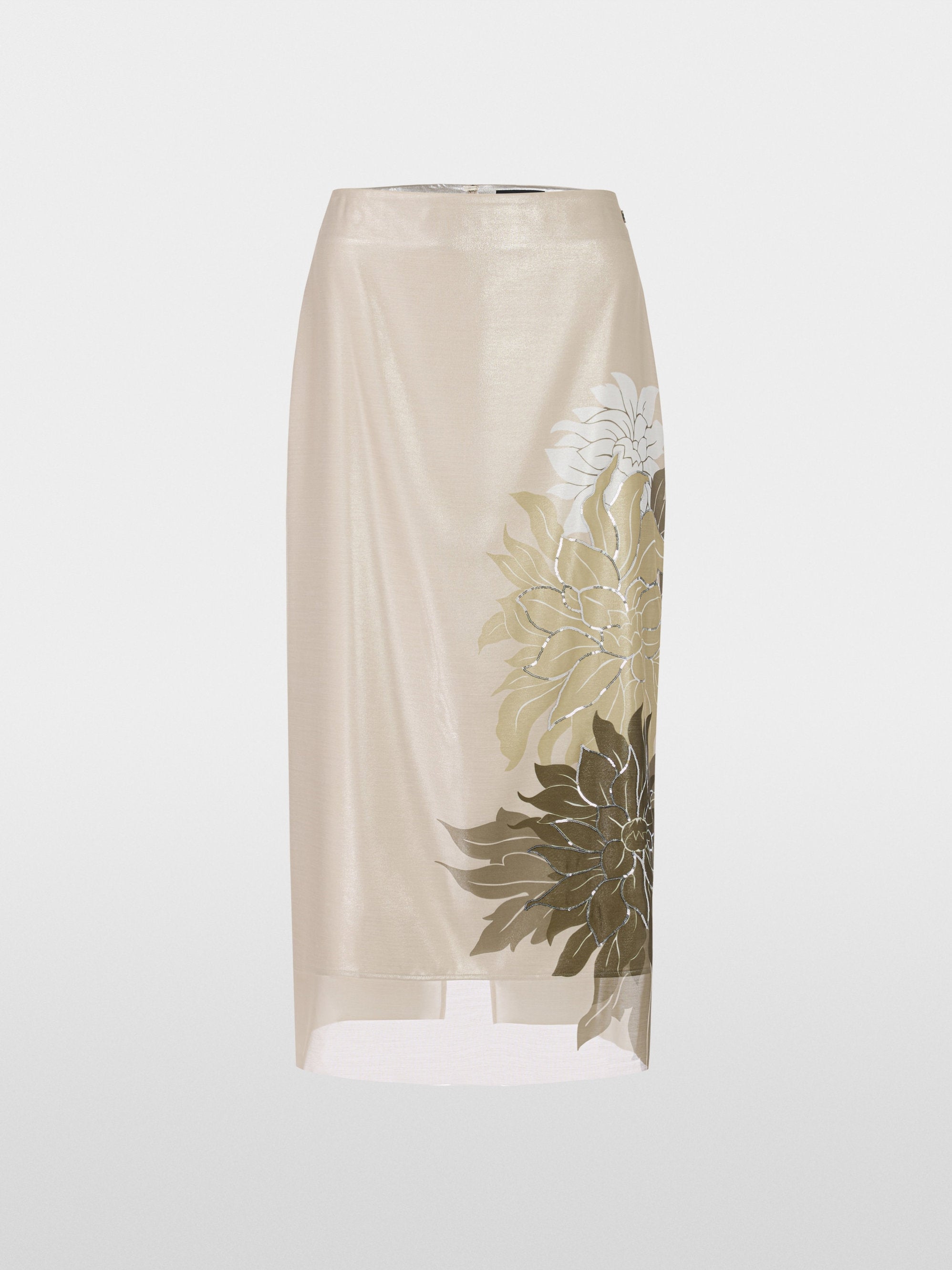 Pencil Skirt With Floral Pattern_YC 71.10 W18_127_07