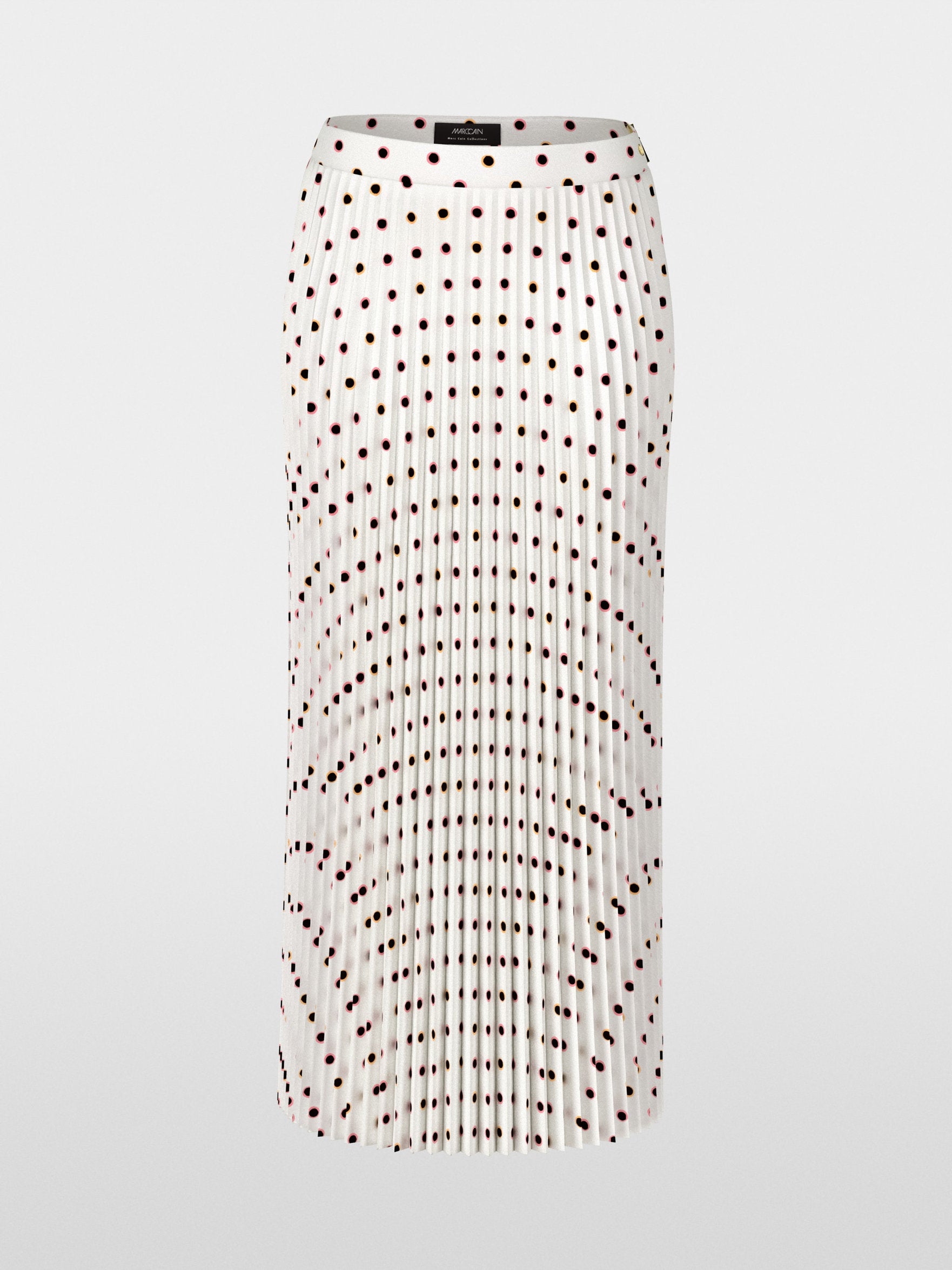 Marc Cain_Maxi Pleated Skirt with Polka Dot Print_YC 71.15 W28_110_07