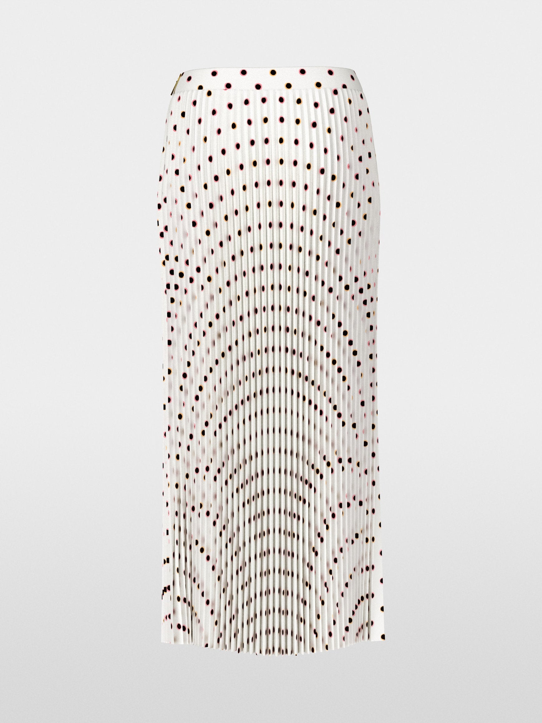 Marc Cain_Maxi Pleated Skirt with Polka Dot Print_YC 71.15 W28_110_08