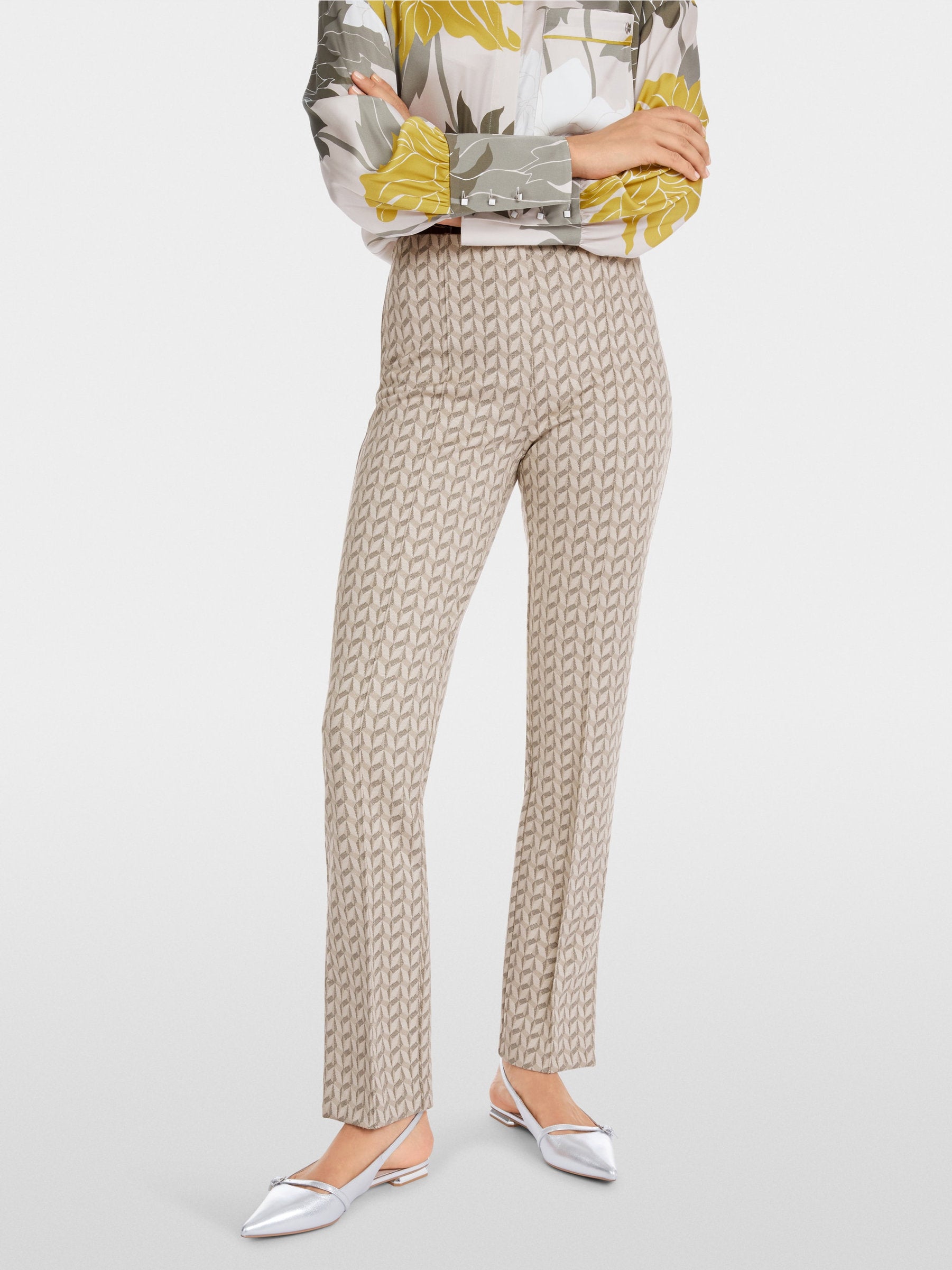 FATSA Jersey Jacquard Trousers_YC 81.50 J19_129_07