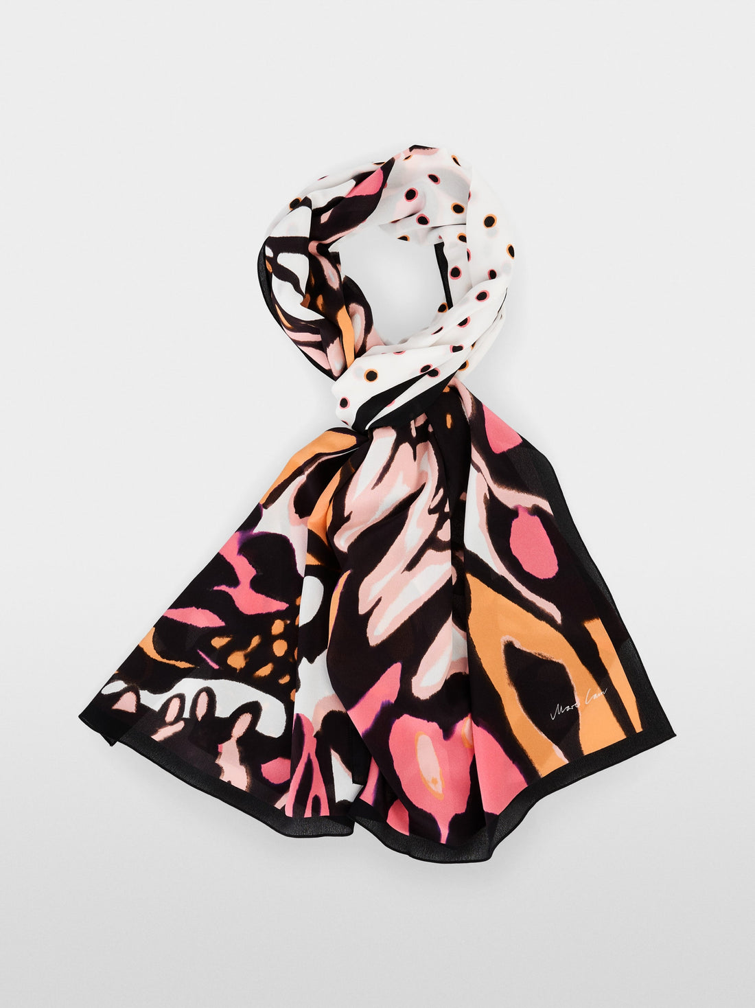 Marc Cain_Silk Scarf in Butterfly Design_YC B4.15 Z18_236_01