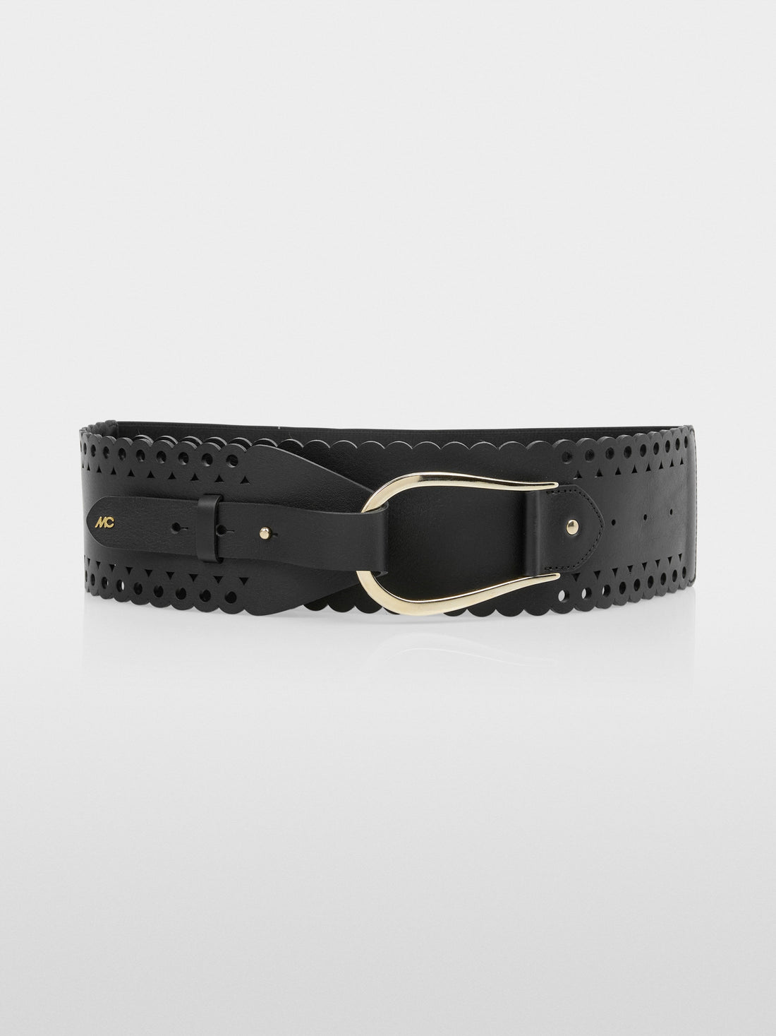 Marc Cain_Leather Belt with Perforated Pattern_YC G1.08 L43_900_01