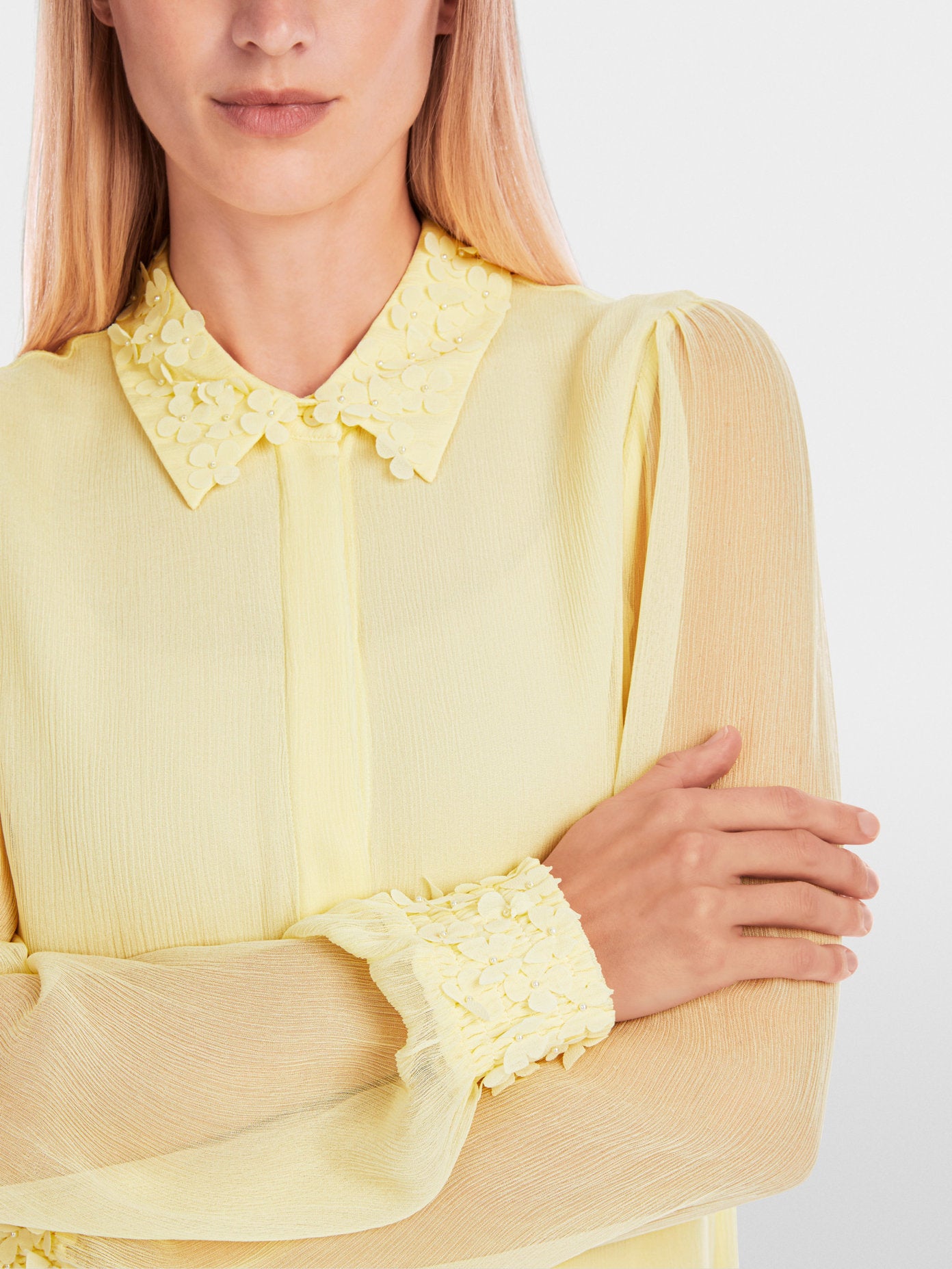 Marc Cain_Delicate Viscose Crepe Shirt Blouse_YG 51.07 W14_405_05