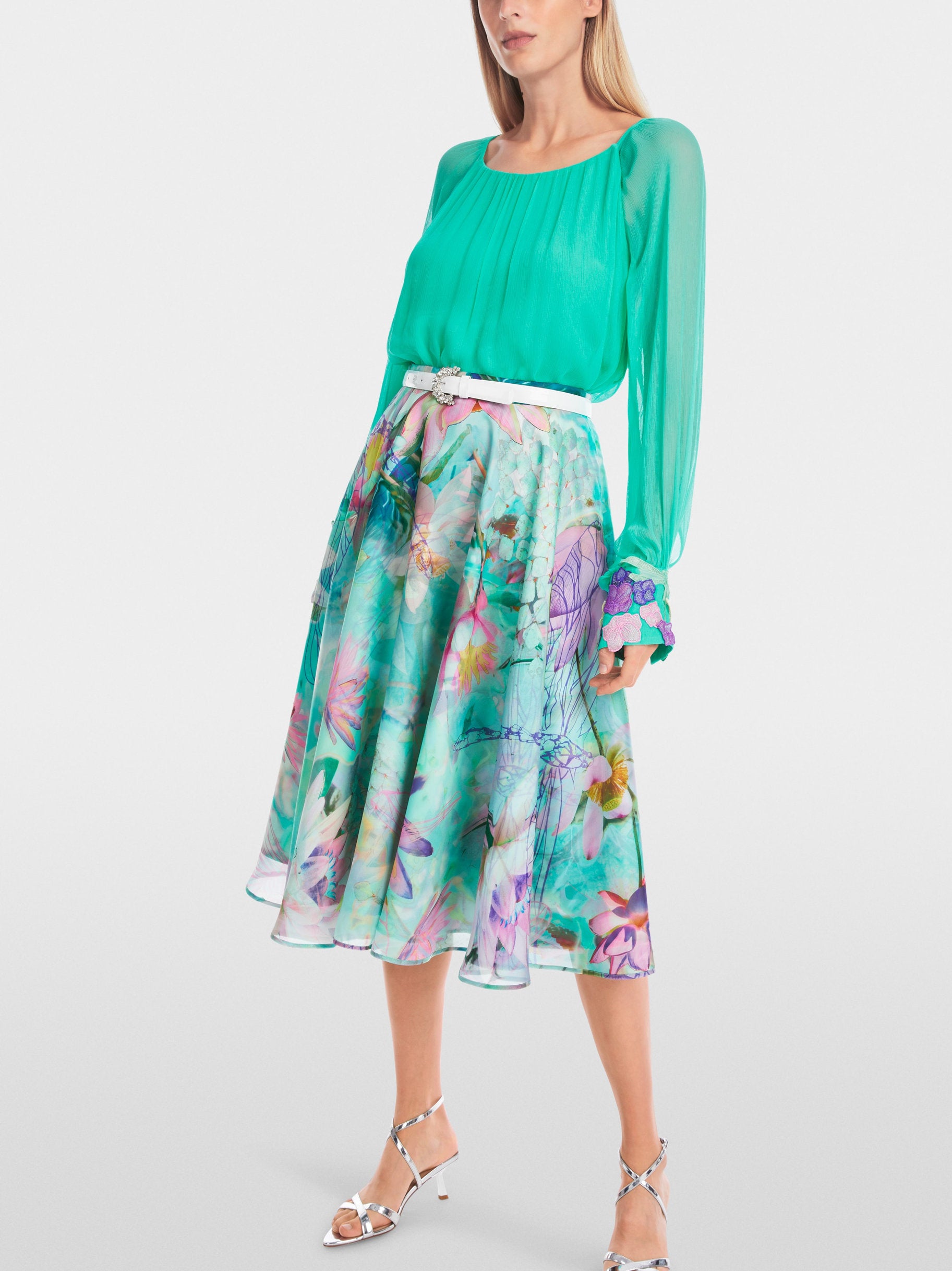 Marc Cain_Delicate Viscose Crepe Slip Blouse_YG 51.08 W14_565_06