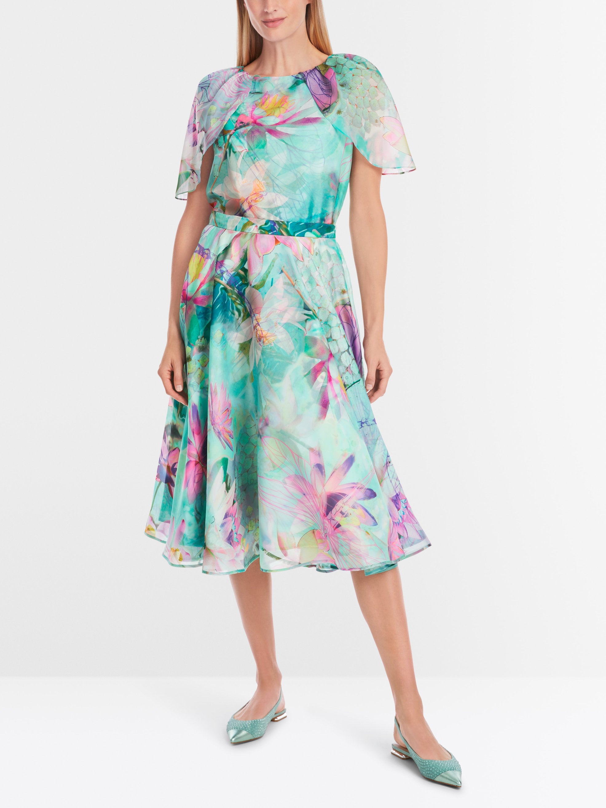 Marc Cain_Double-Layered Midi Circle Skirt_YG 71.07 W17_565_05