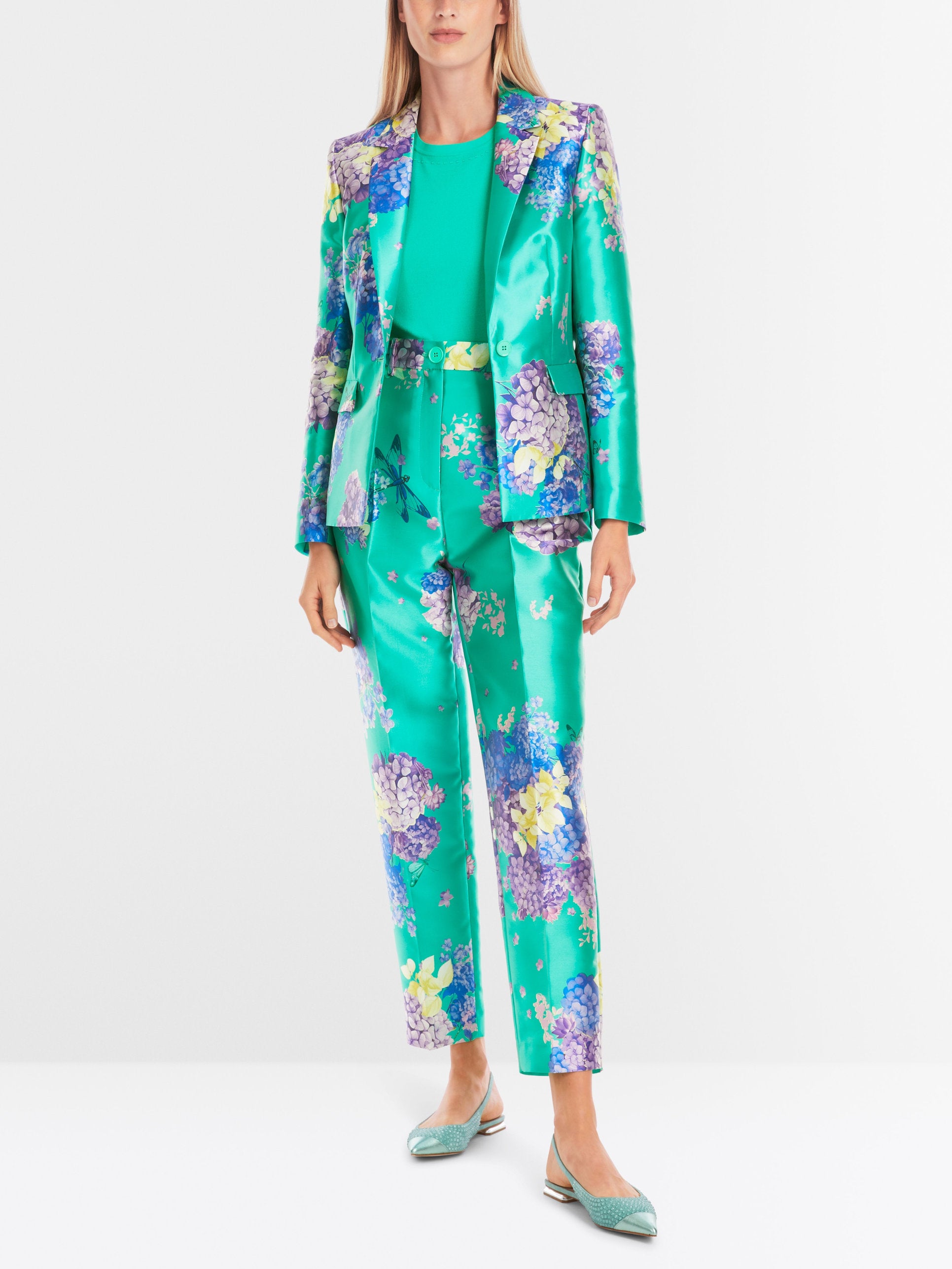 Marc Cain_Fordon Printed High-Waist Trousers_YG 81.18 W23_565_01