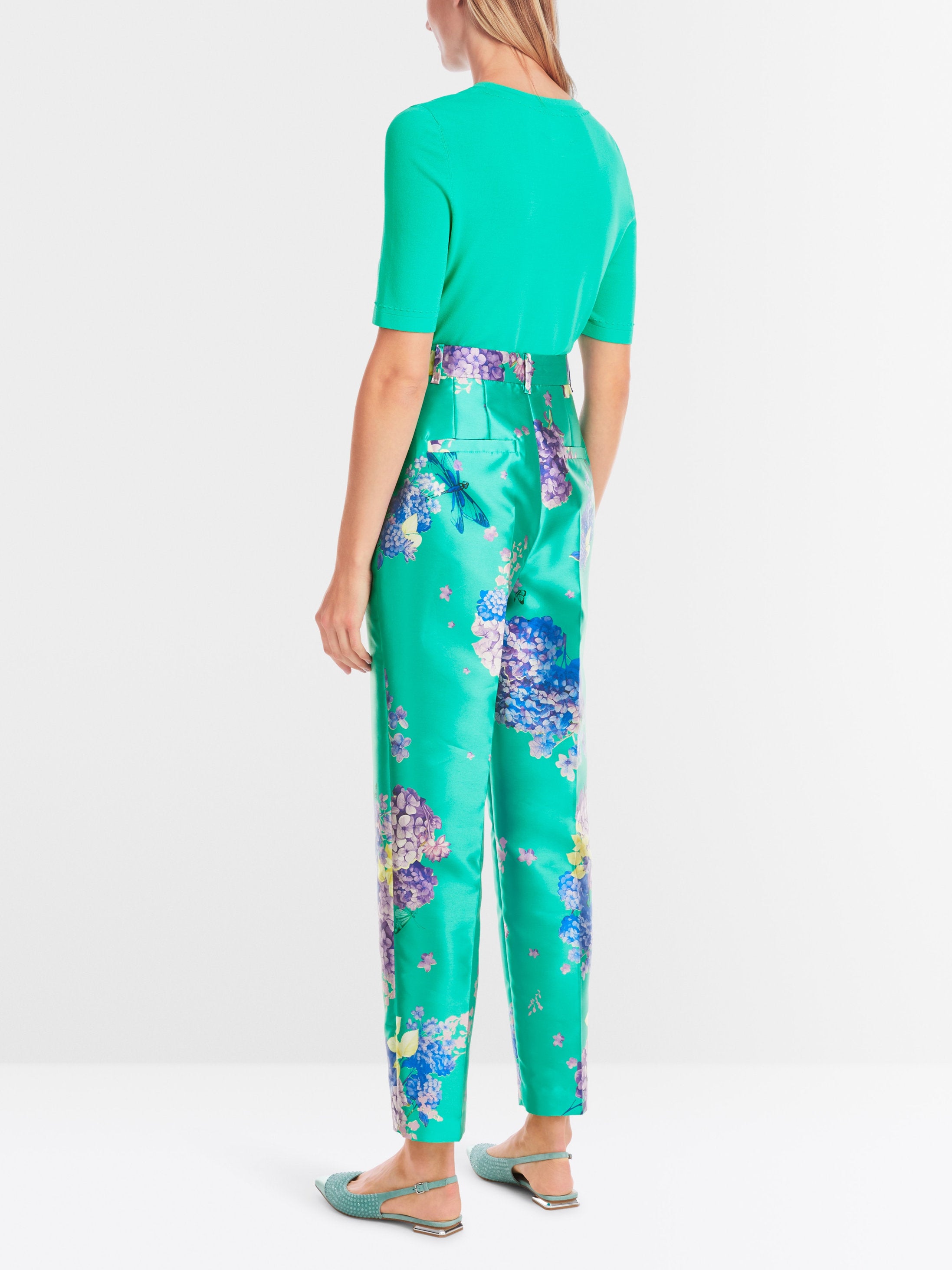 Marc Cain_Fordon Printed High-Waist Trousers_YG 81.18 W23_565_02