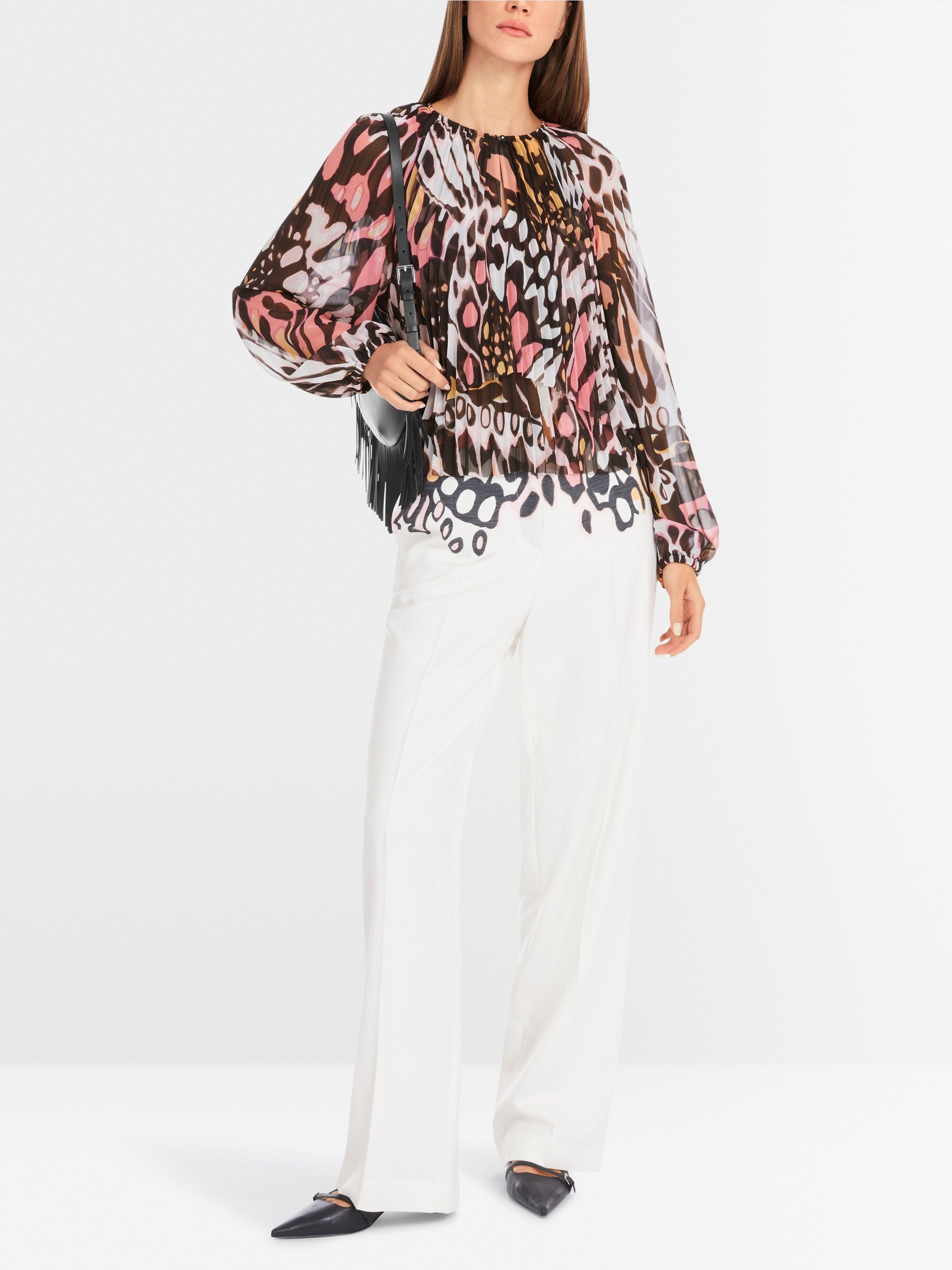 Marc Cain_Stylized Butterfly Print Blouse_YR 51.25 W23_236_01