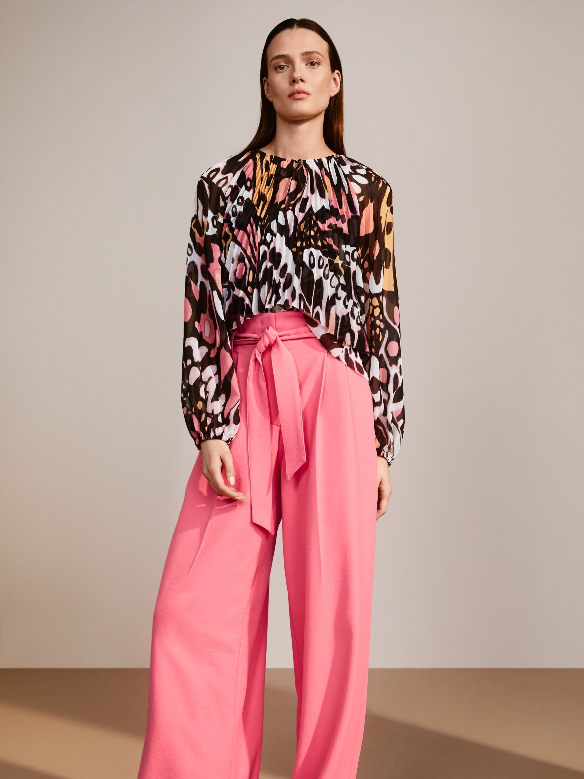 Marc Cain_Stylized Butterfly Print Blouse_YR 51.25 W23_236_08