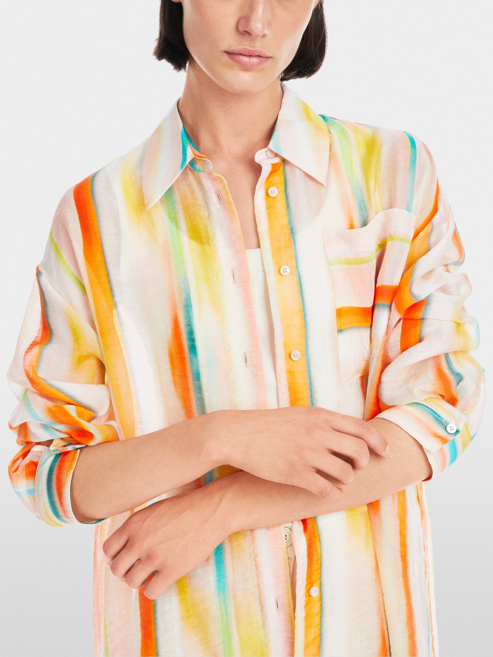 Marc Cain_Rethink Together Long Shirt Blouse_YS 51.26 W56_483_07