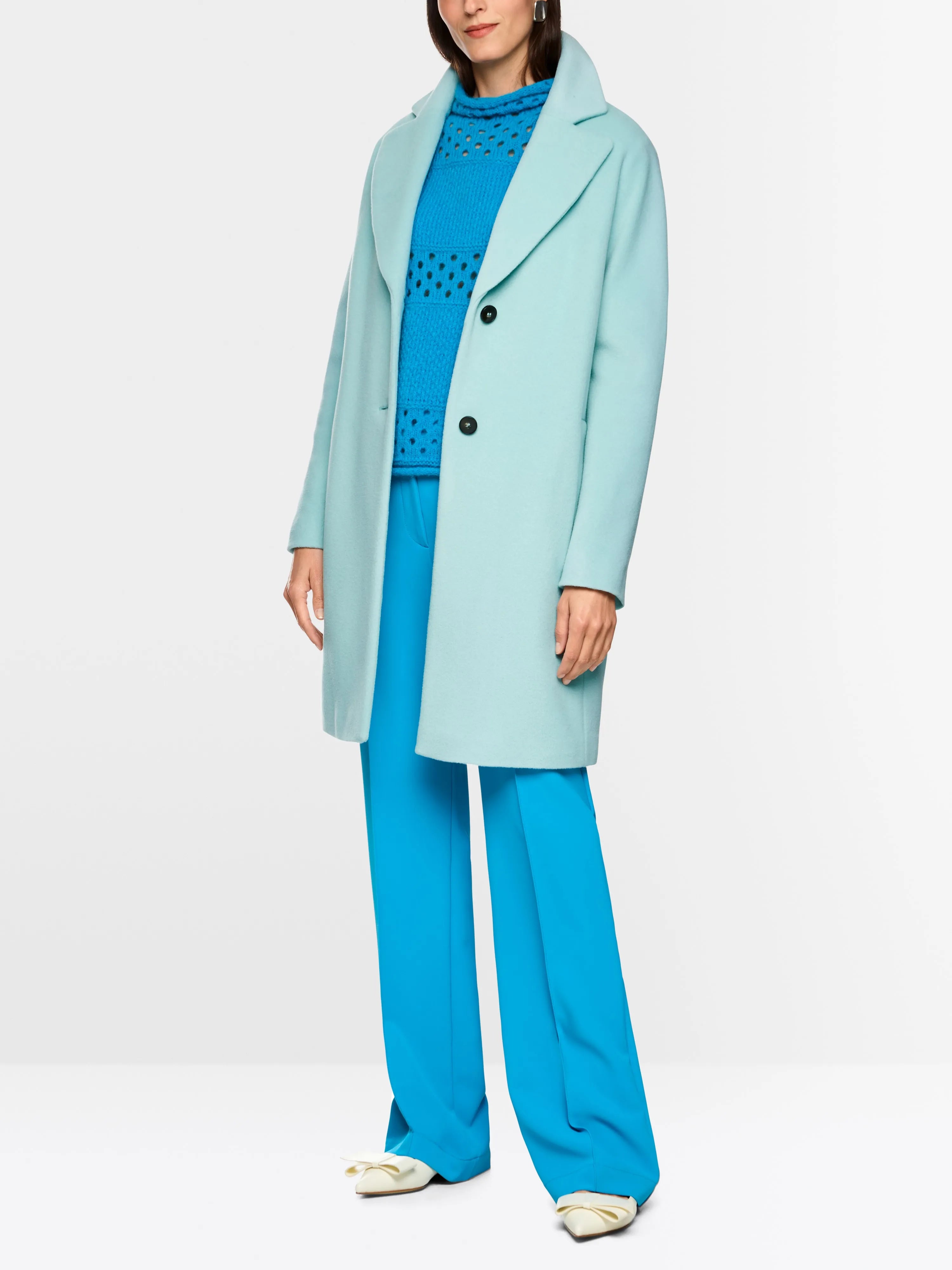 Marccain_Soft Teal_Wide Coat in Alpaca Wool Blend_ZA 11.05 W10_507_01