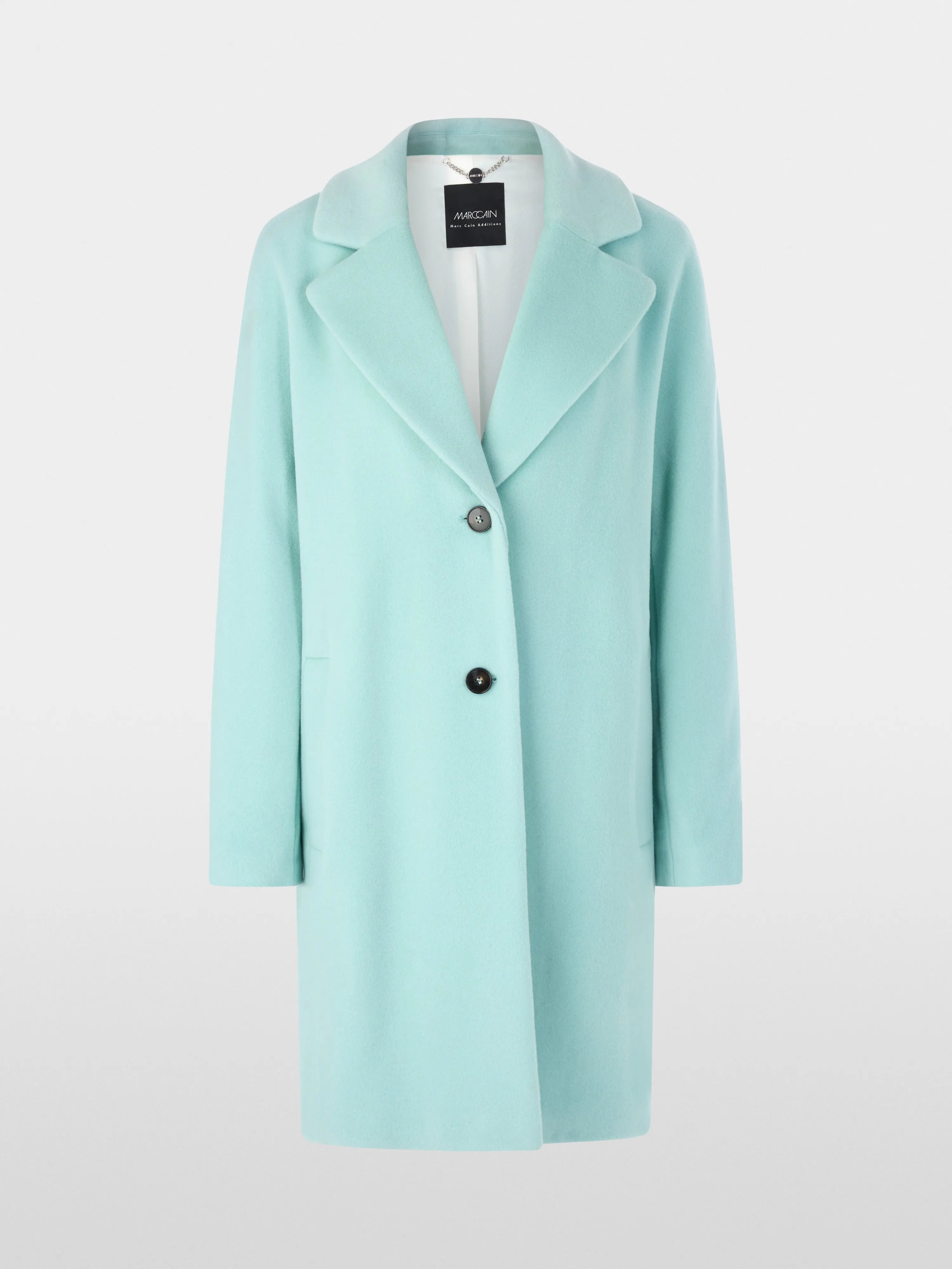 Marccain_Soft Teal_Wide Coat in Alpaca Wool Blend_ZA 11.05 W10_507_07
