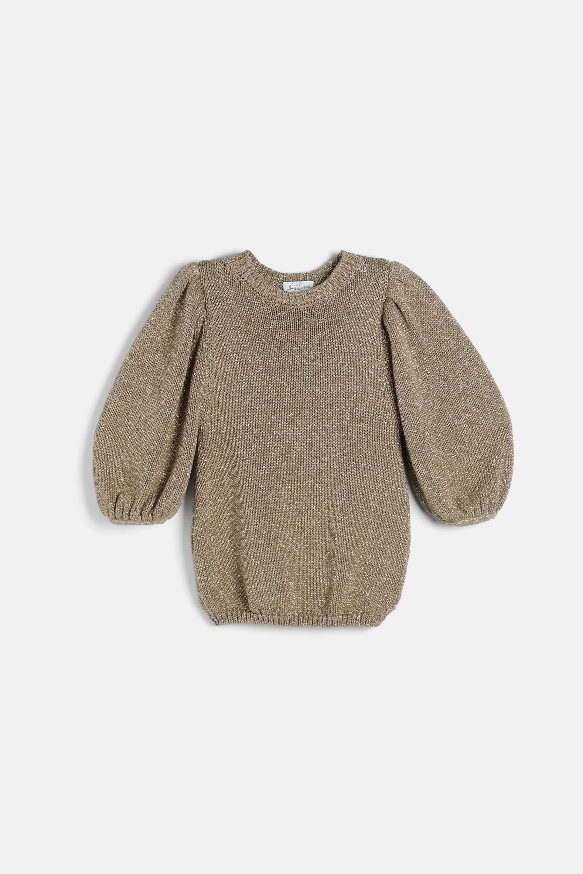 Luisa Spagnoli Oro Bronzato Women Zagra - Sweater with Balloon Sleeves SKU: ZAGRA_3192 Image 05