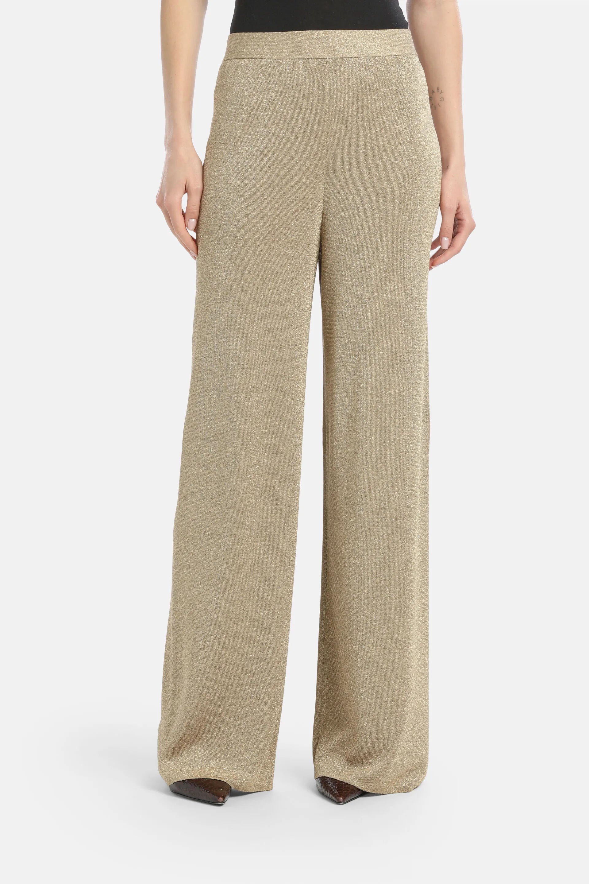 Luisa Spagnoli_Gold_Zavorra - Lurex Relaxed-Fit Trousers_ZAVORRA A_0428_02