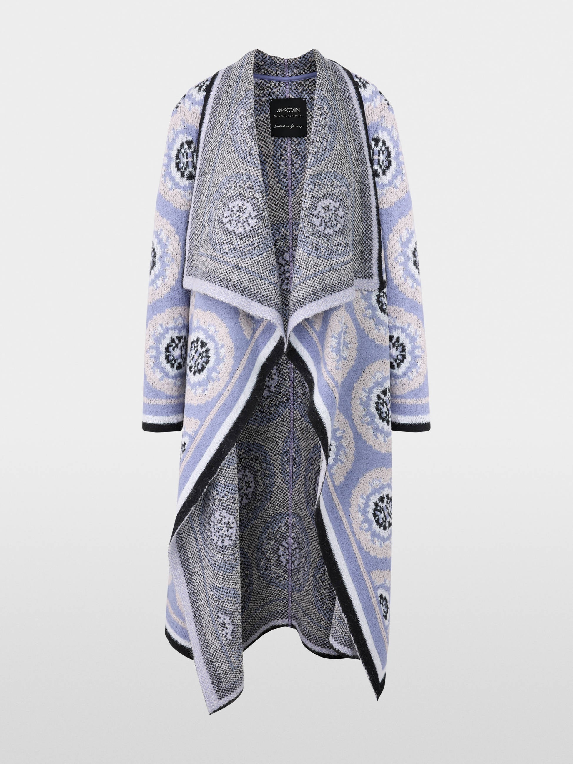 Marc Cain_Bluish Violet_Knitted in Germany Coat_ZC 11.07 M09_774_08