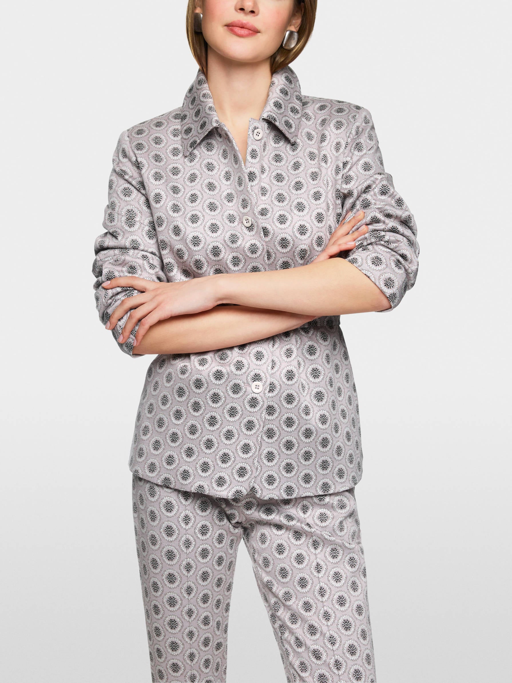 Marc Cain_Light Desert Taupe_Box Jacket with Waist Belt_ZC 31.10 J07_702_07