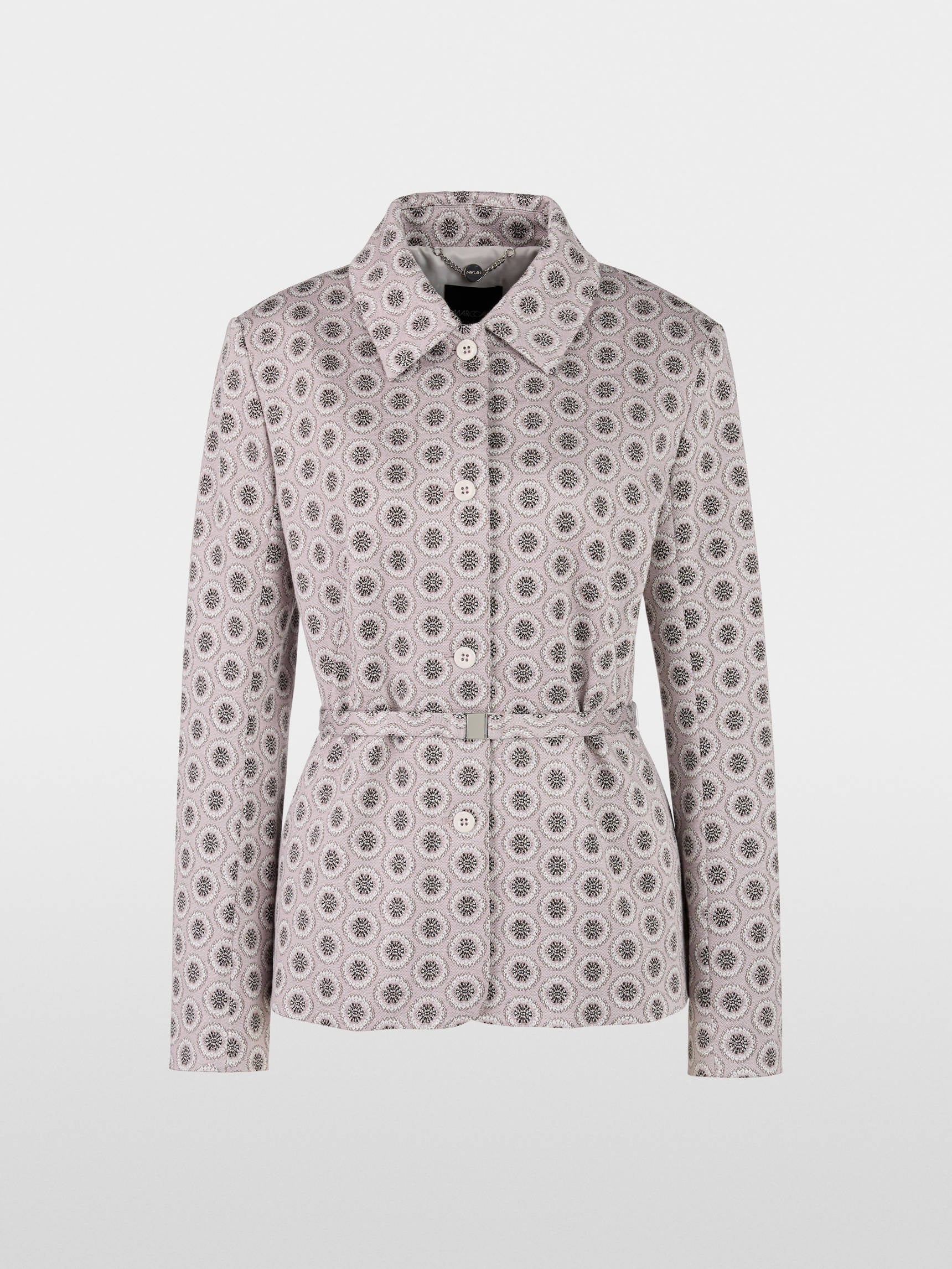 Marc Cain_Light Desert Taupe_Box Jacket with Waist Belt_ZC 31.10 J07_702_08