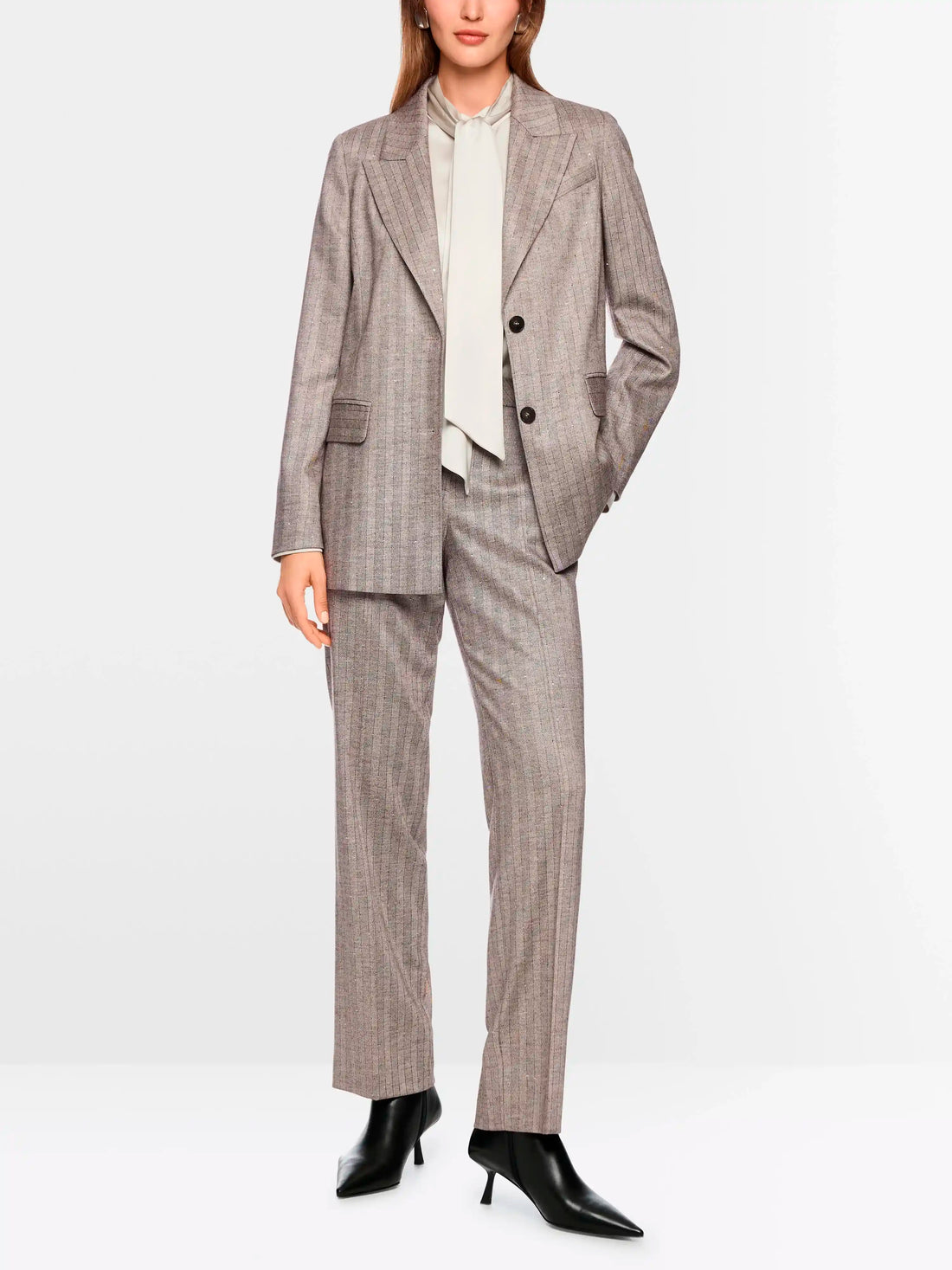 Marc Cain_Soft Charcoal_Elegant Blazer with Stripes_ZC 34.18 W73_836_01