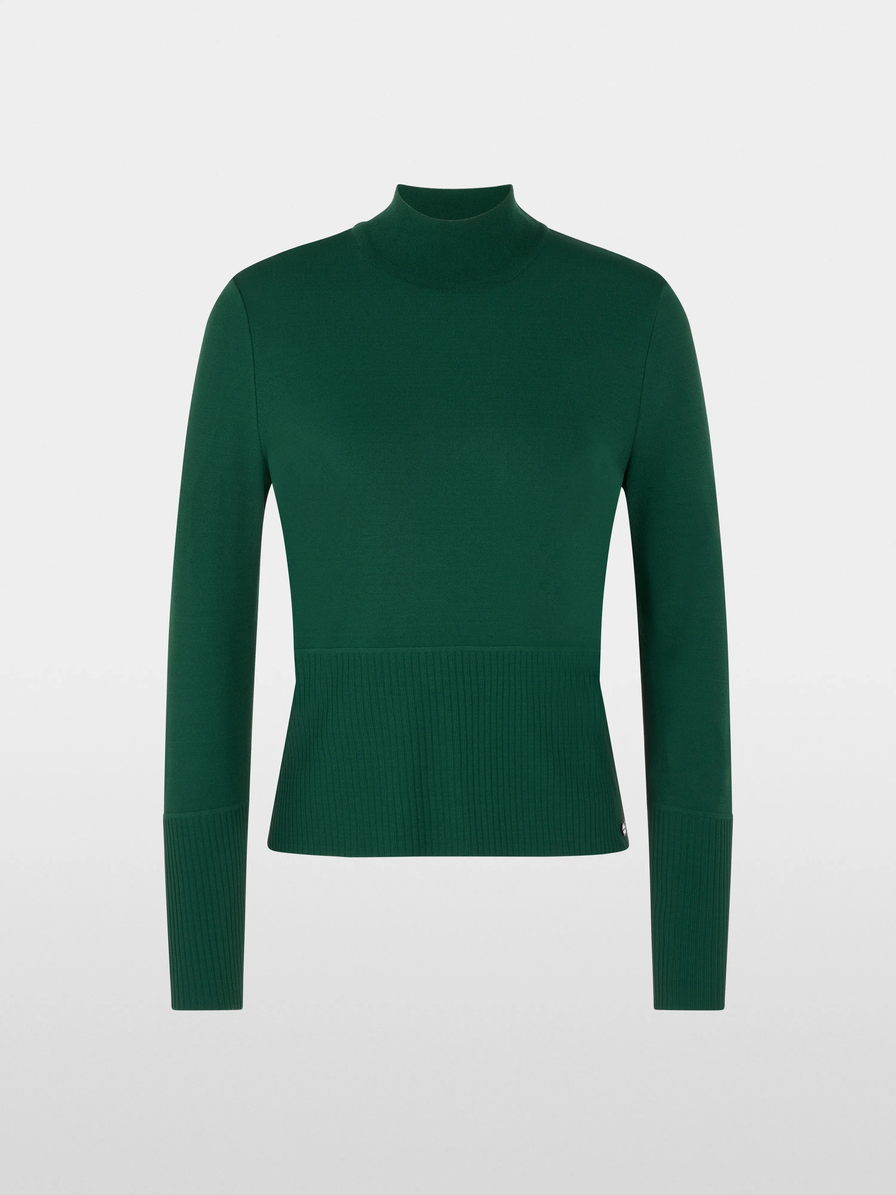 Marccain_Dark Jade Green_Rethink Together Fine Knit Jumper_ZC 41.40 M43_556_05