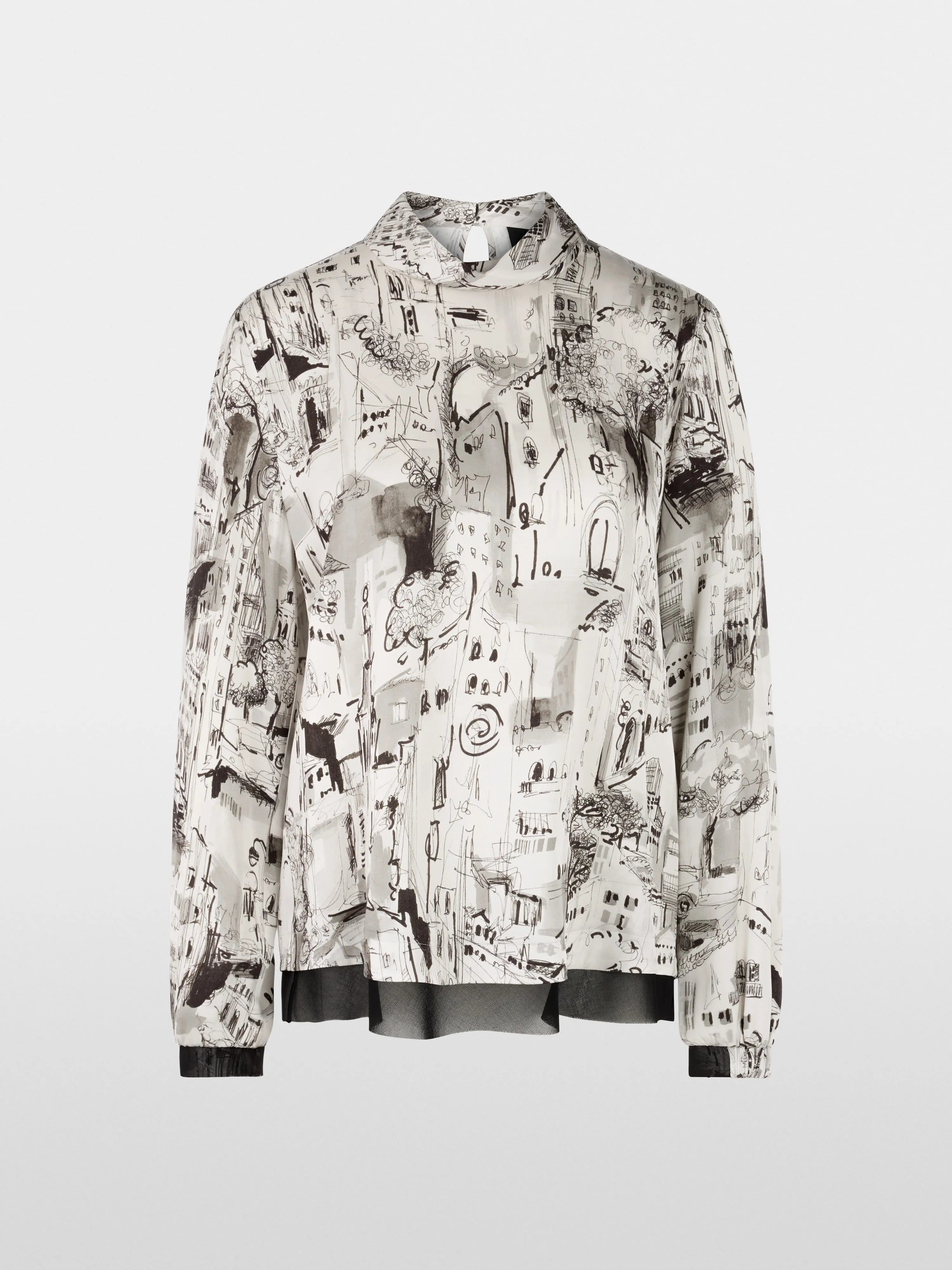 Marc Cain_Smoke_Blouse with City Print_ZC 51.21 W75_182_08