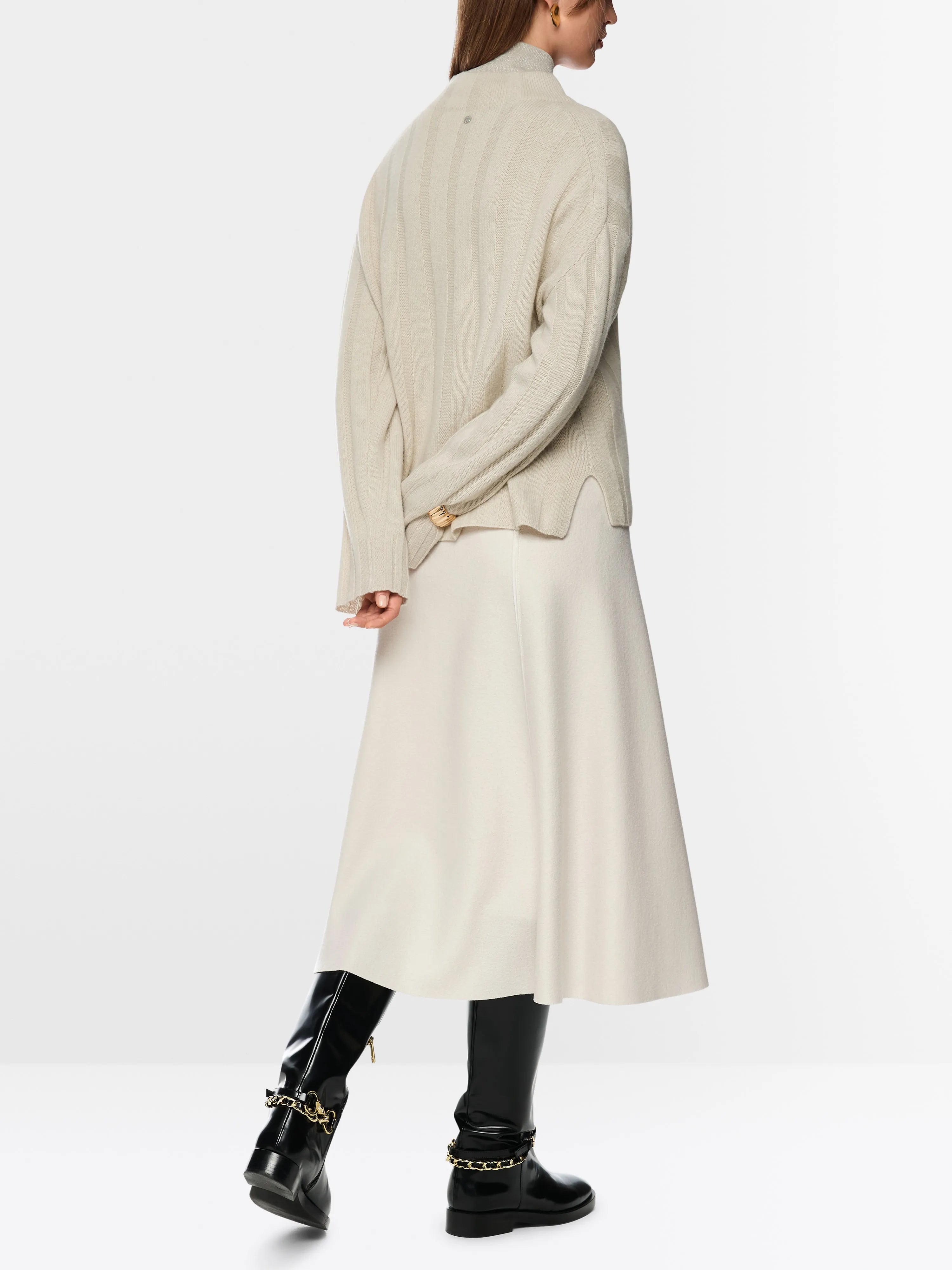 Marc Cain_Smoke_Knitted in Germany Boiled Wool Skirt_ZC 71.19 J30_182_02