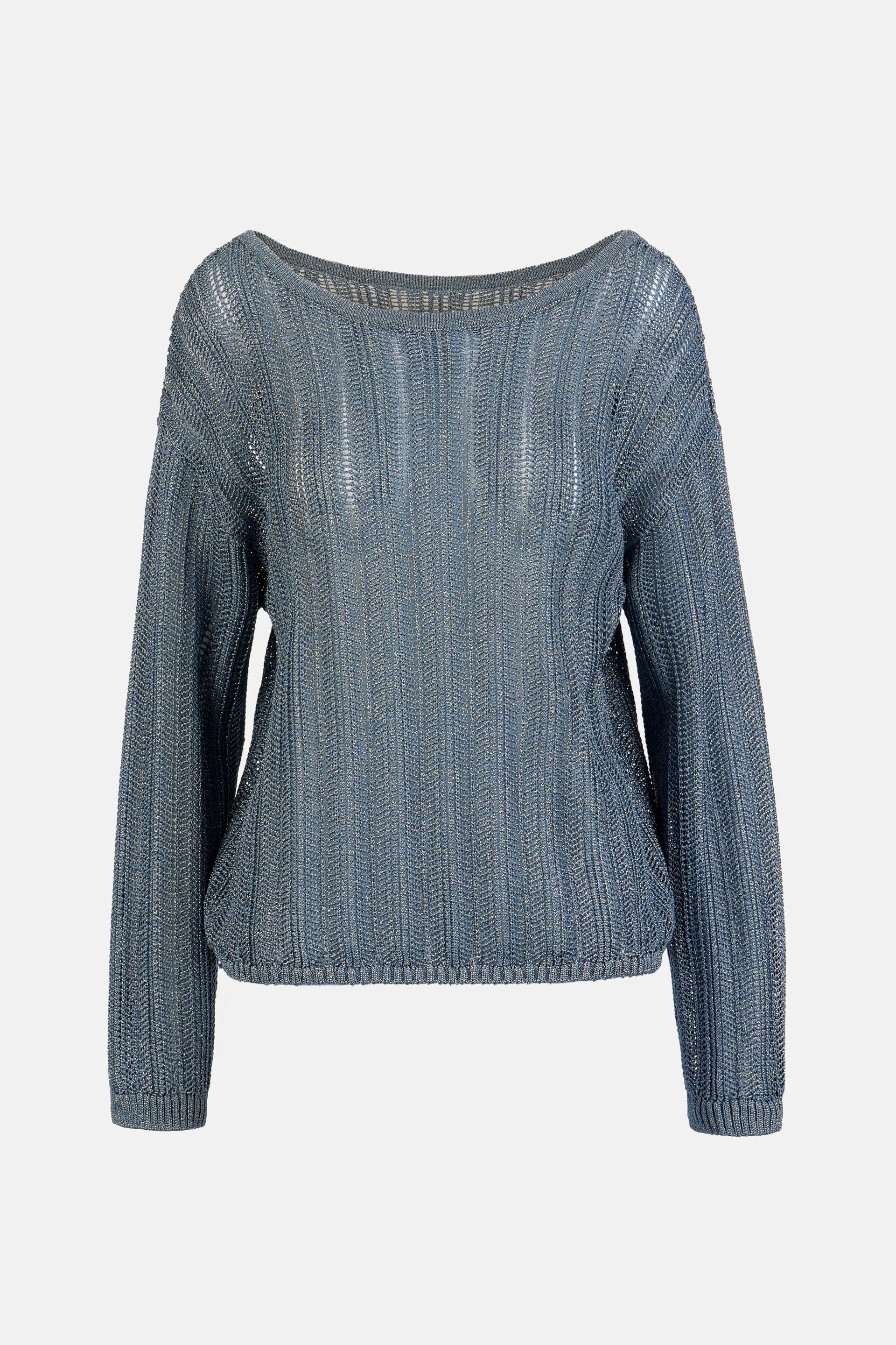 Luisa Spagnoli Celeste Women Zebrino - Openwork Sweater SKU: ZEBRINO_0604 Image 06