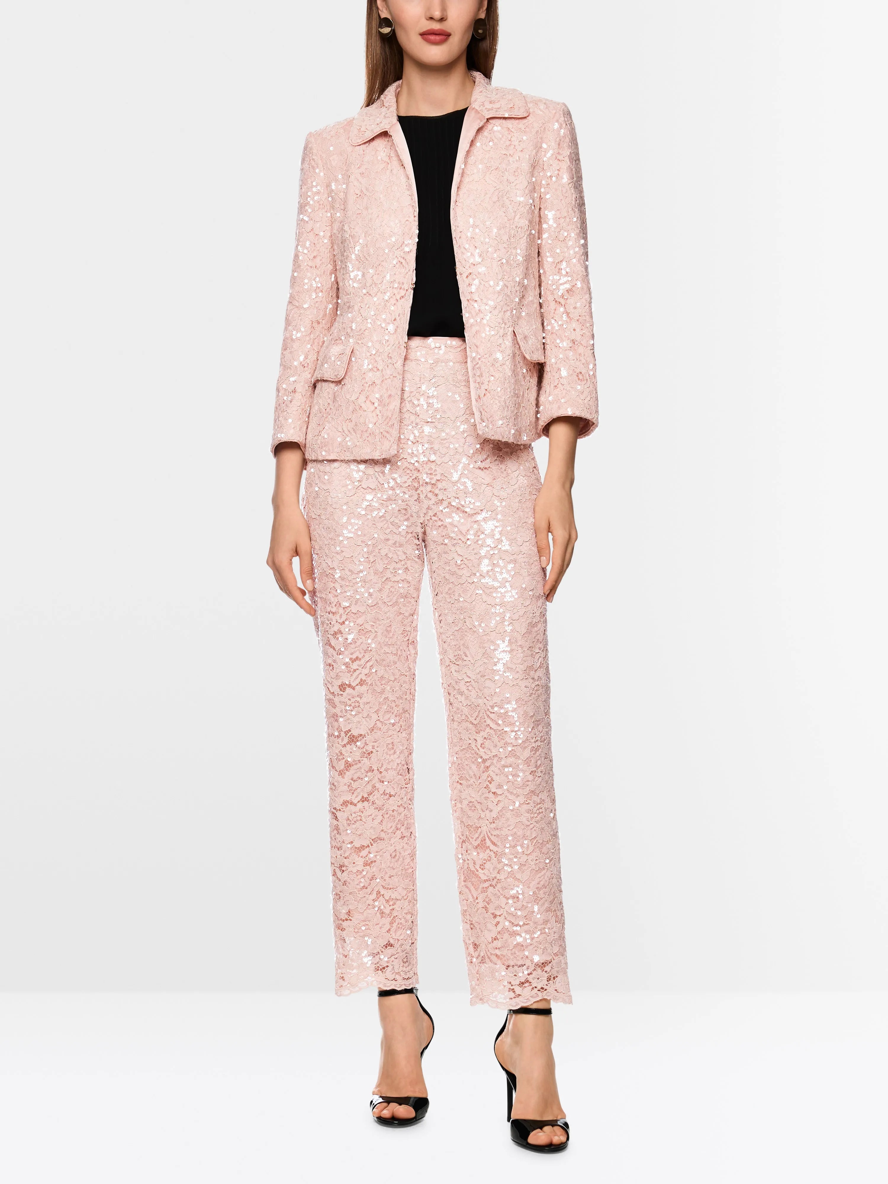 Marc Cain_Evening Sand_Jacket with Lace and Sequins_ZG 31.05 W16_164_05