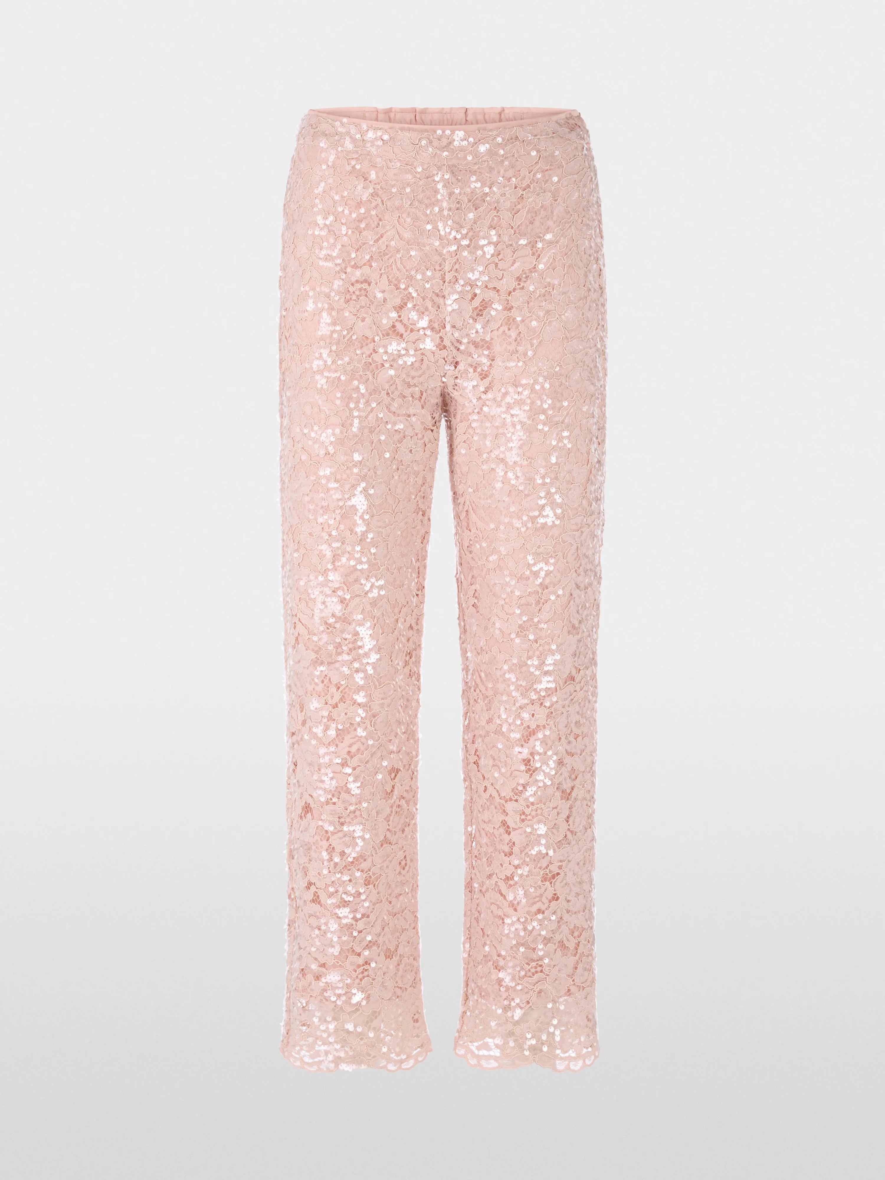 Marc Cain_Evening Sand_FRIA Trousers with Sequins and Lace_ZG 81.08 W16_164_06