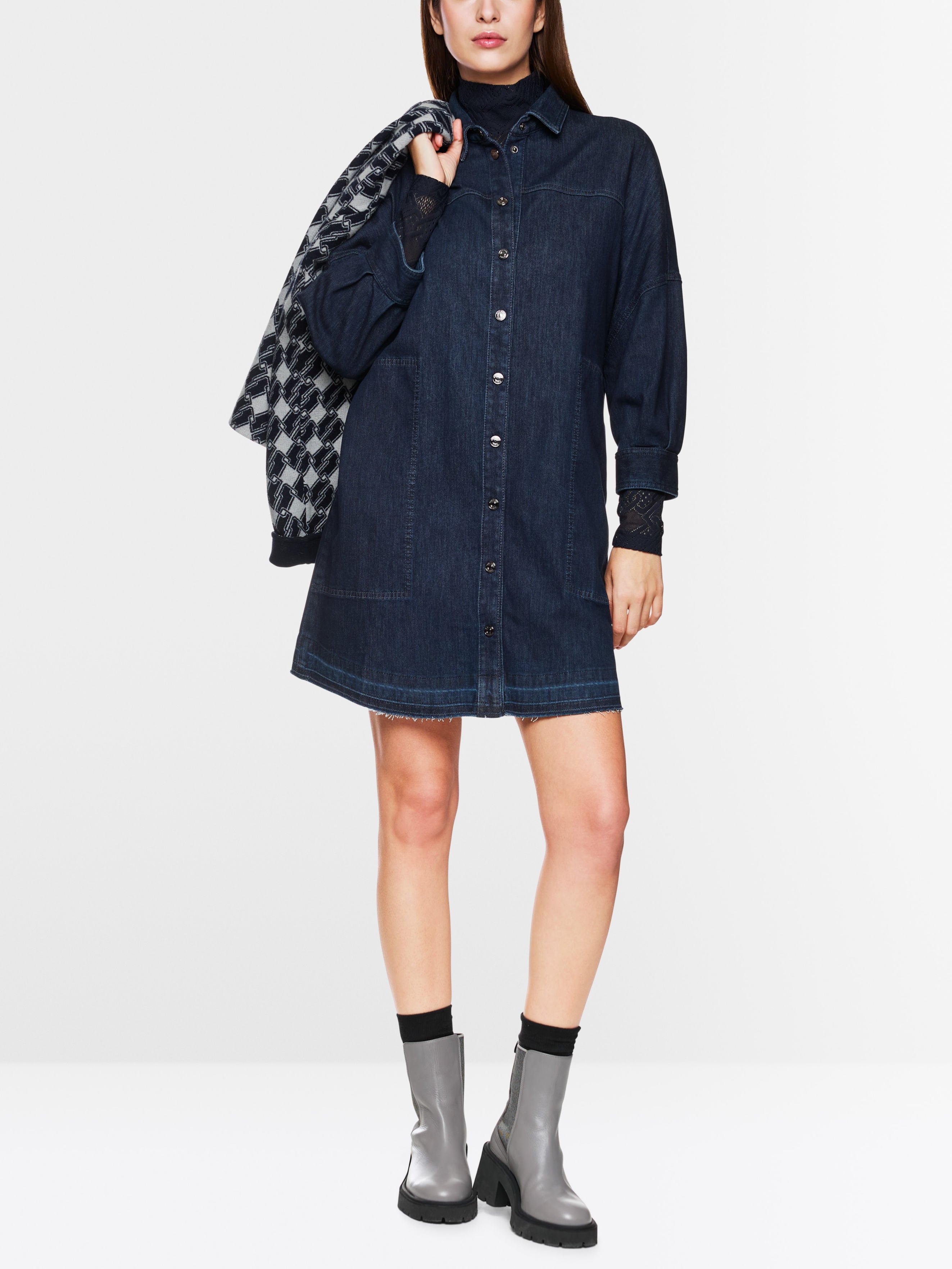 Marc Cain_Vintage Indigo_Rethink Together A-Line Dress_ZS 21.12 D06_357_01