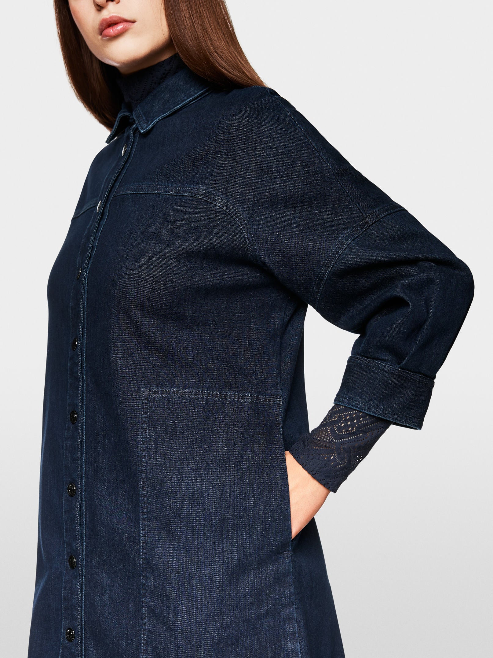 Marc Cain_Vintage Indigo_Rethink Together A-Line Dress_ZS 21.12 D06_357_04