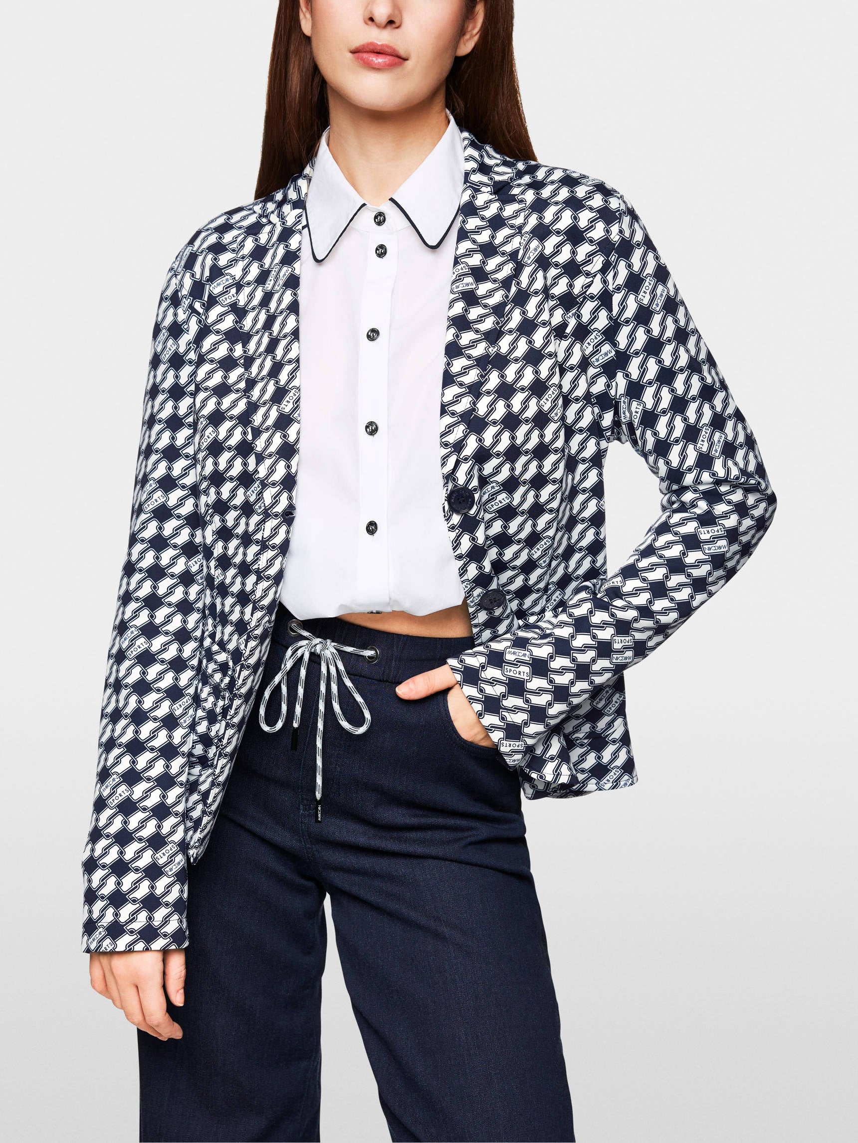 Marc Cain_Navy_Printed Blazer_ZS 34.08 J07_394_06
