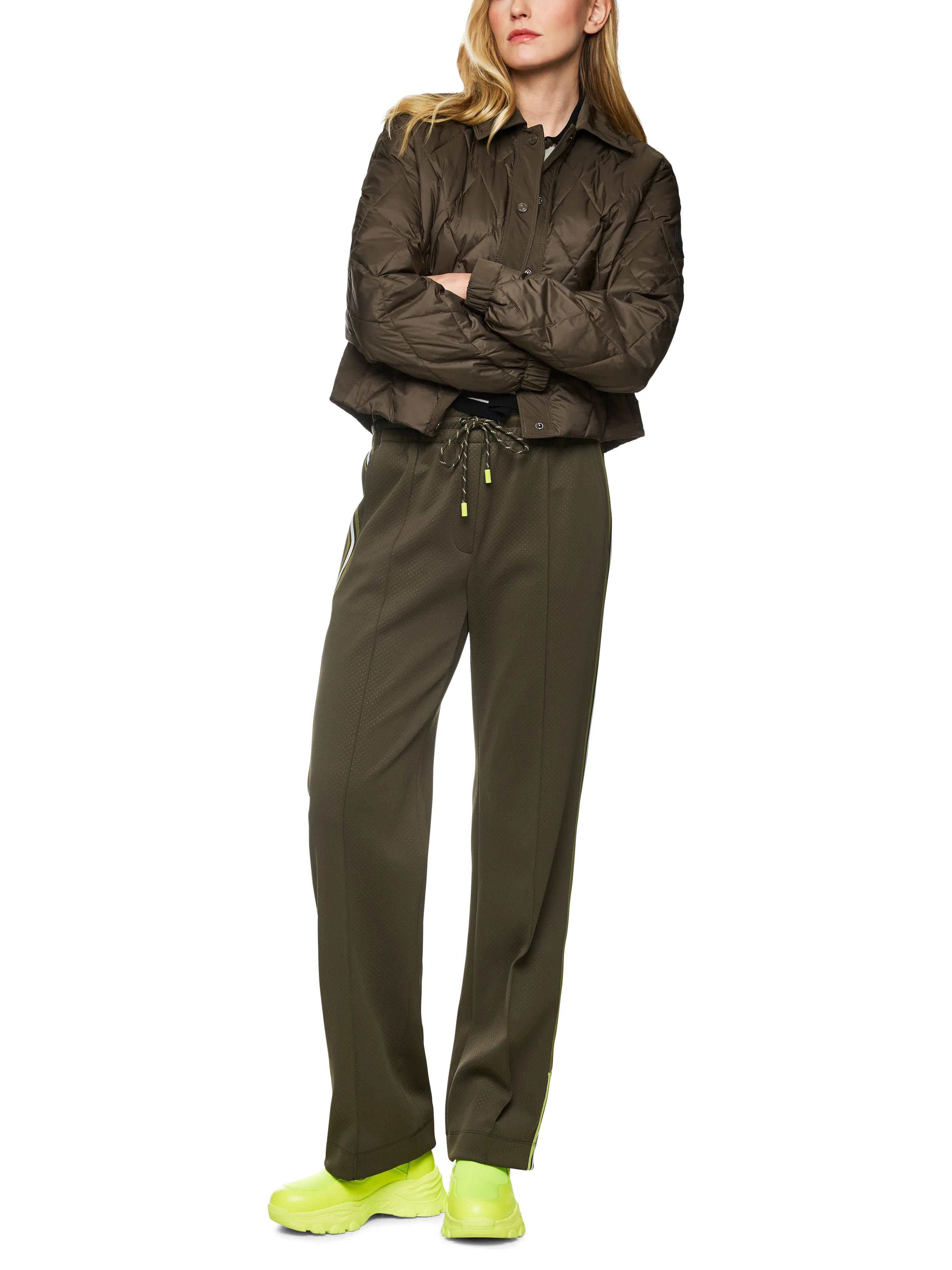Marc Cain_Olive Drab_WASHINGTON Jogging Trousers_ZS 81.26 J18_595_08