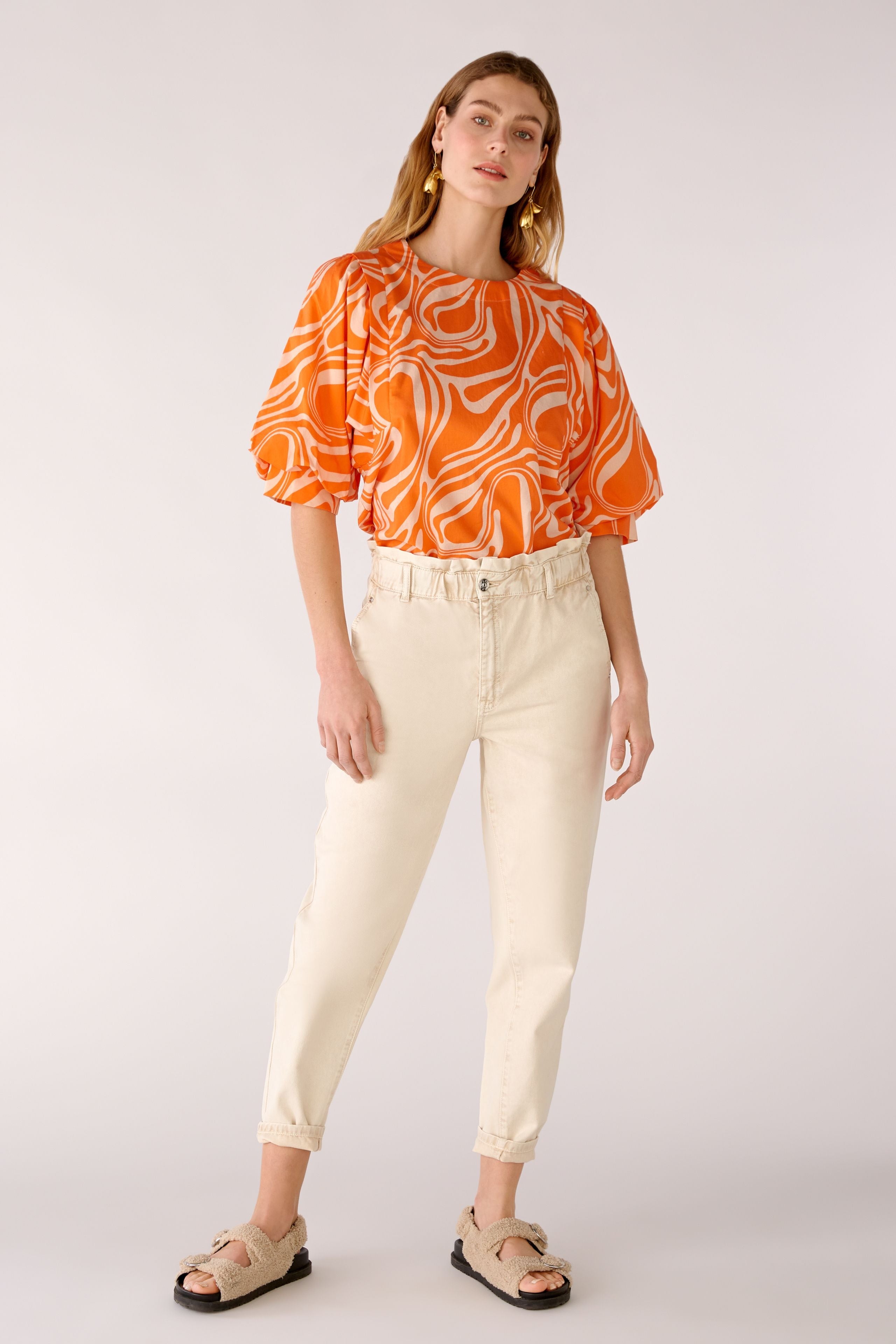 Blouse In Pure Cotton - BEVAVA