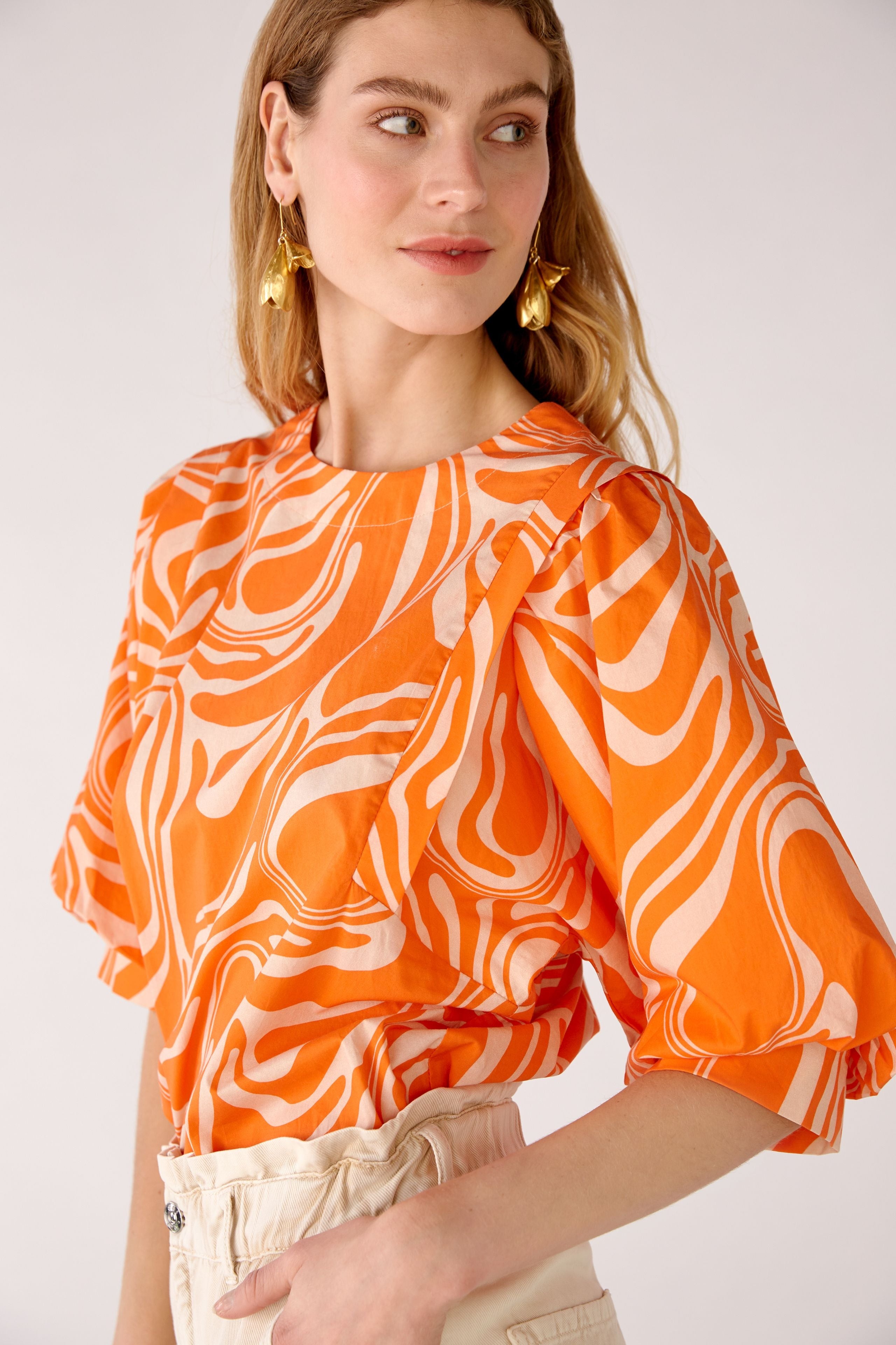 Blouse In Pure Cotton - BEVAVA
