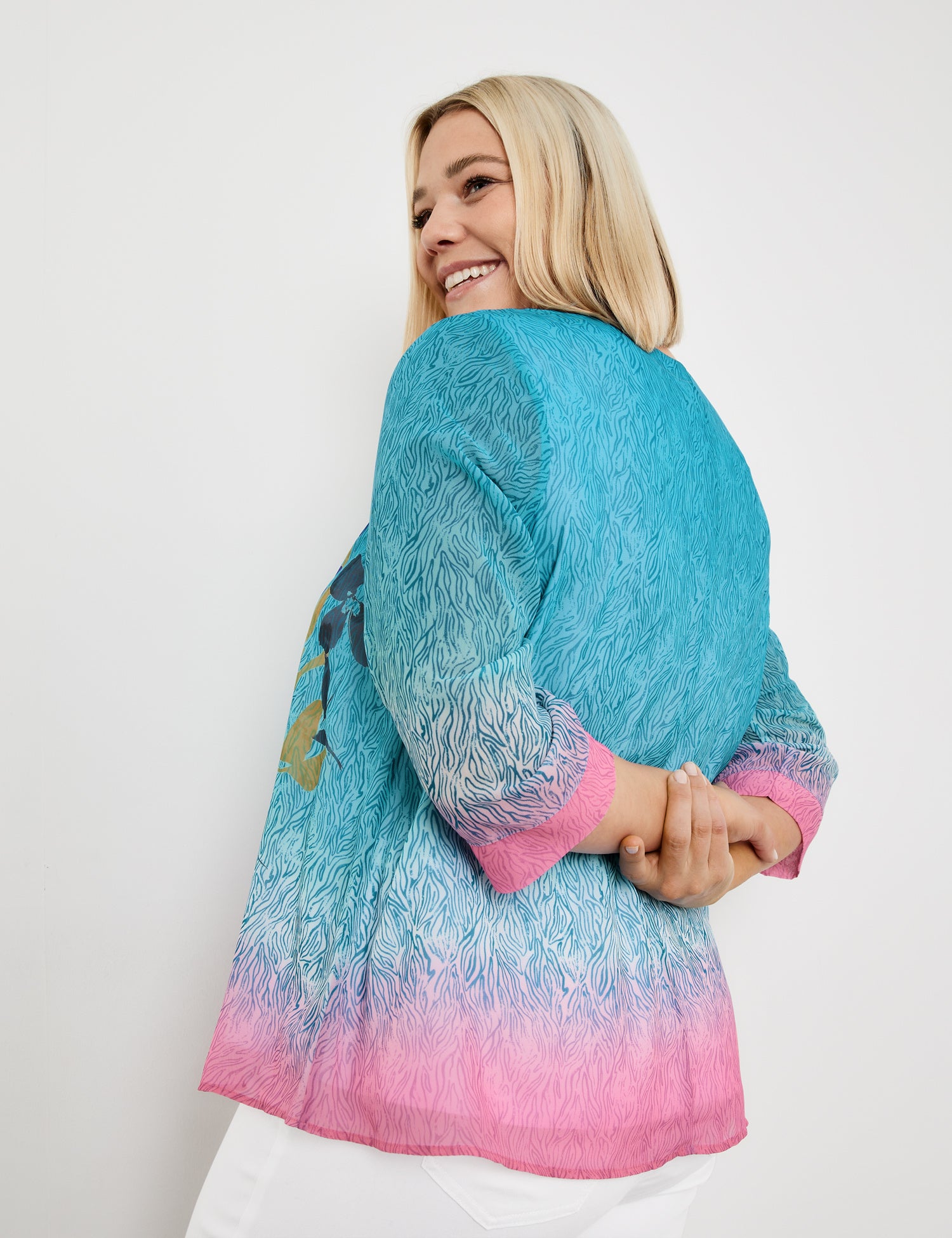 Blouse Top In A Layered Look