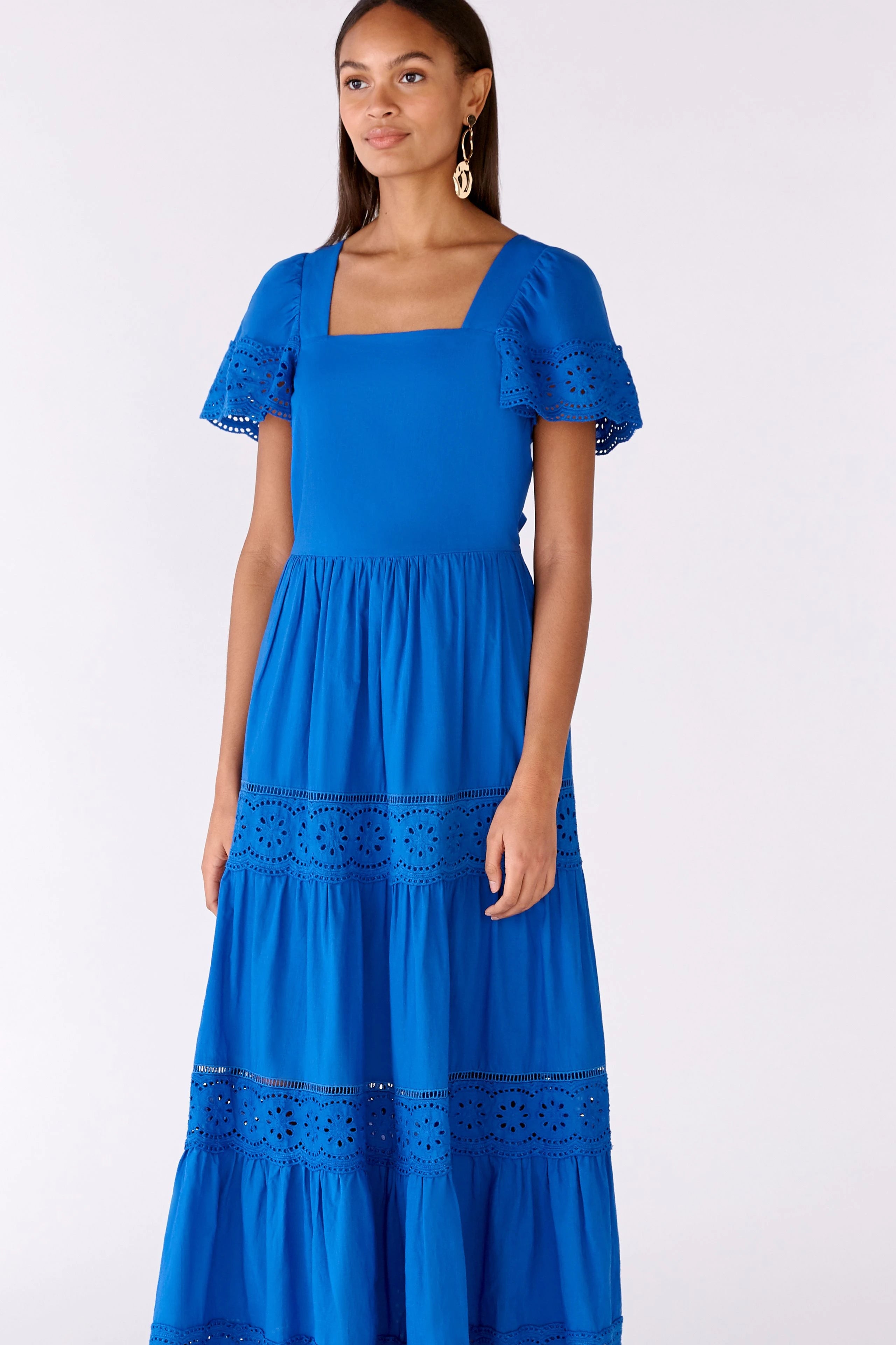 Cotton Voile Maxi Dress Oui