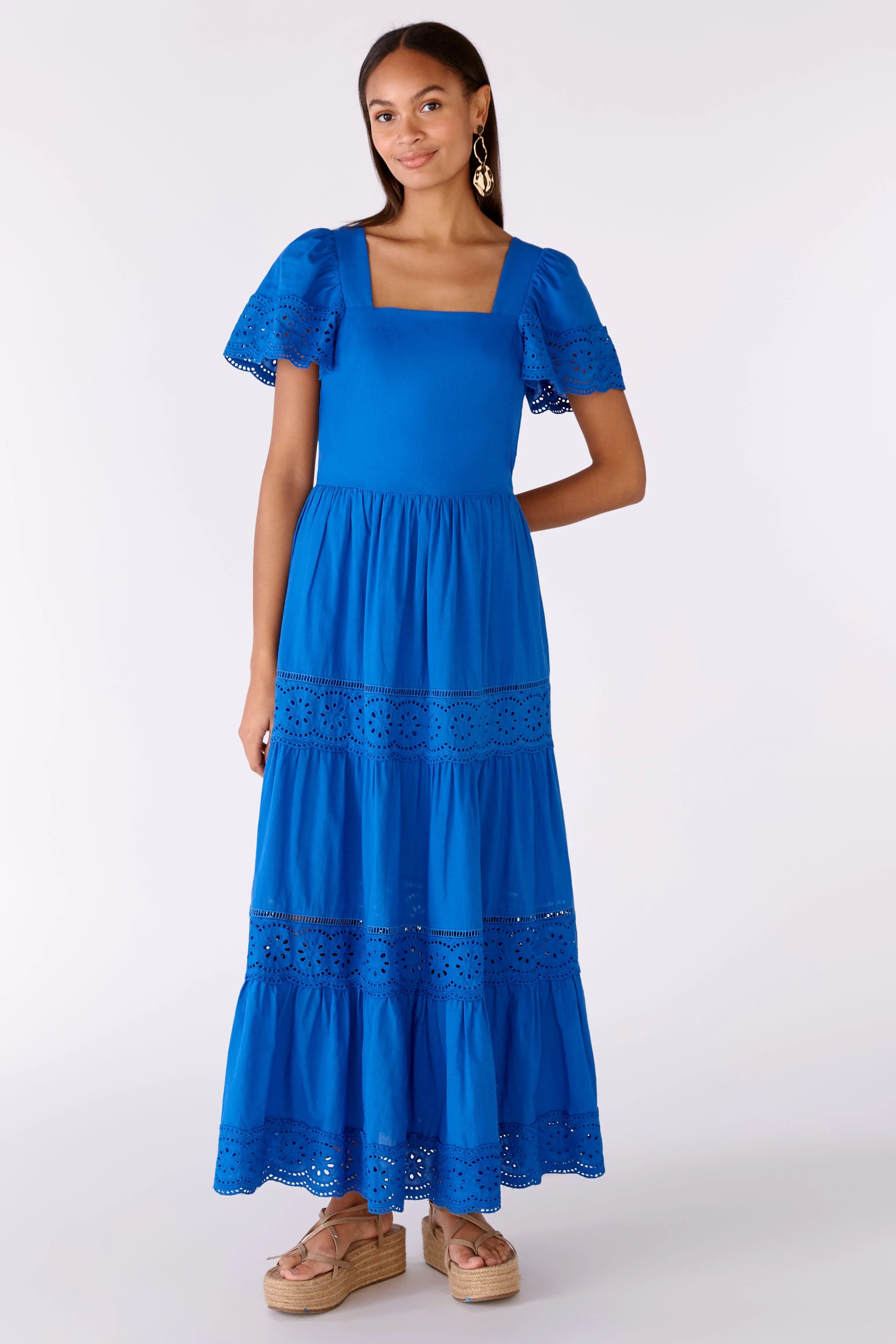 Cotton Voile Maxi Dress Oui