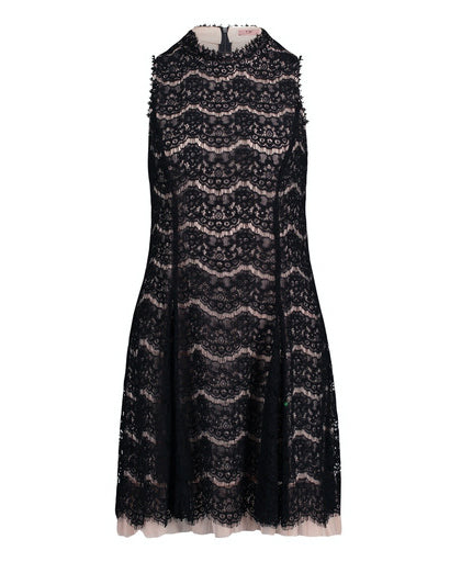 Black Dress Short Without Sleeve Vera Mont