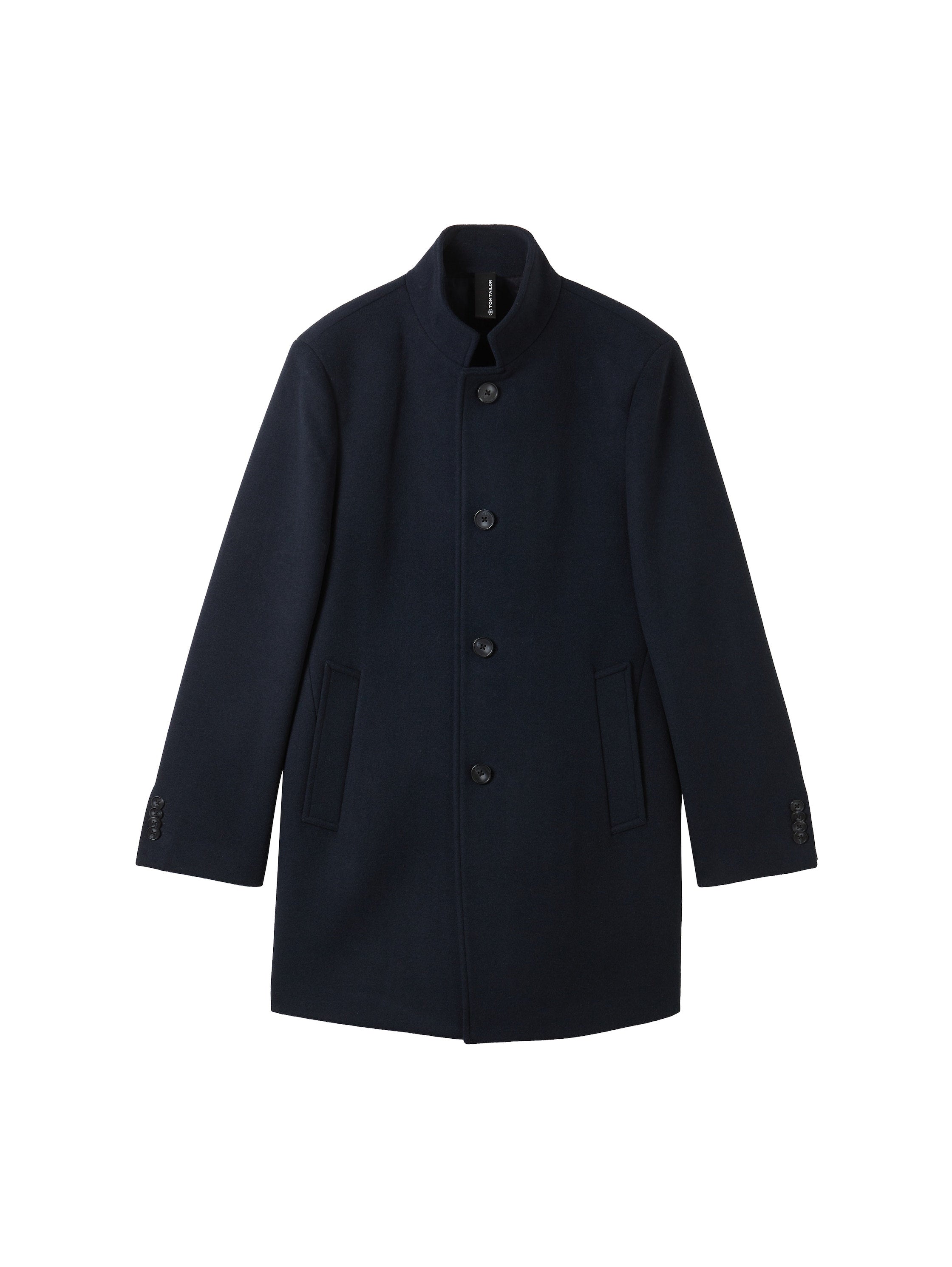 High Collar Button Coat_1037337_10668_01