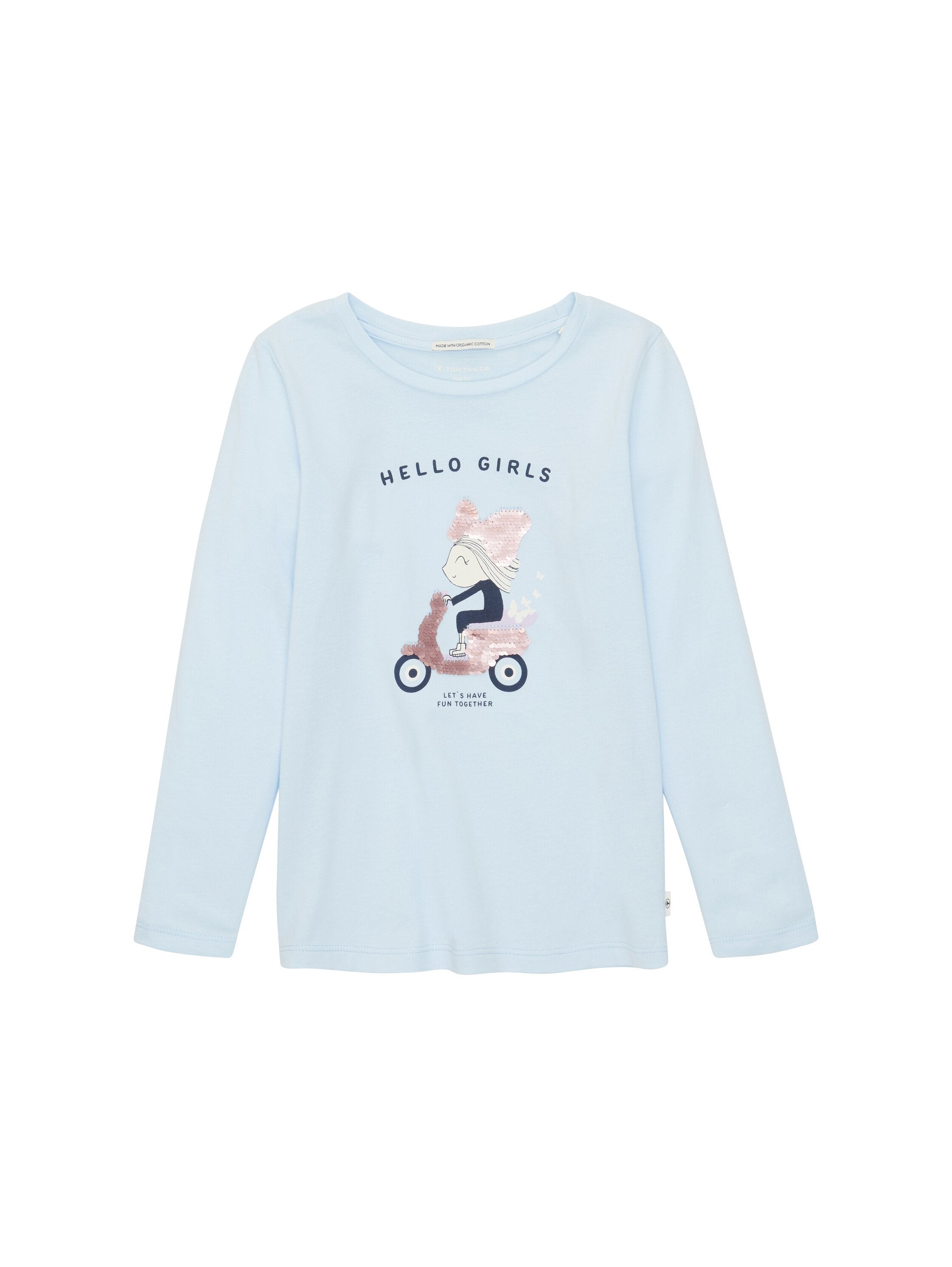 Sequins Longsleeve T-Shirt_1037421_32264_01