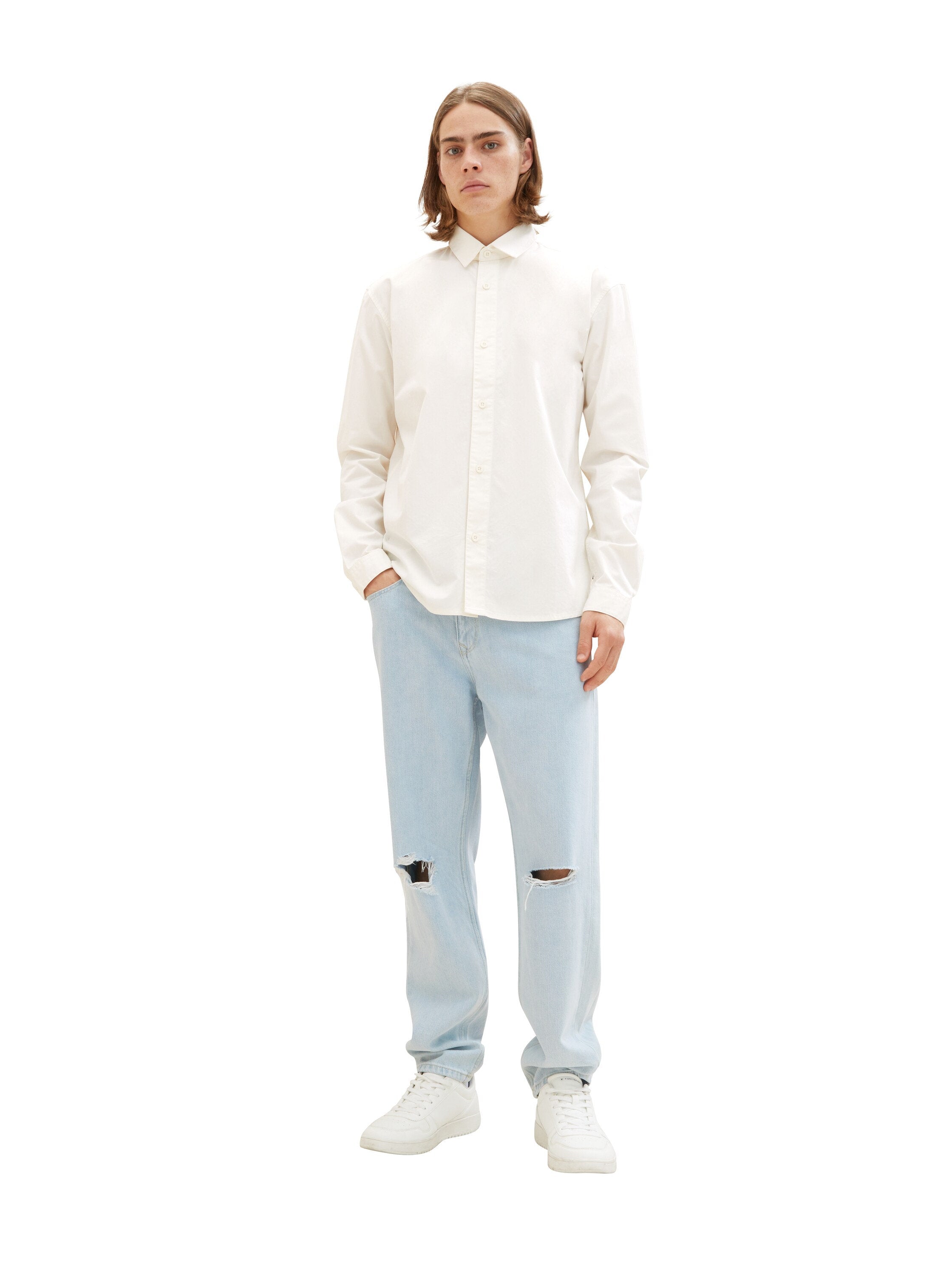 Relaxed Papertouch Shirt_1037461_12906_03
